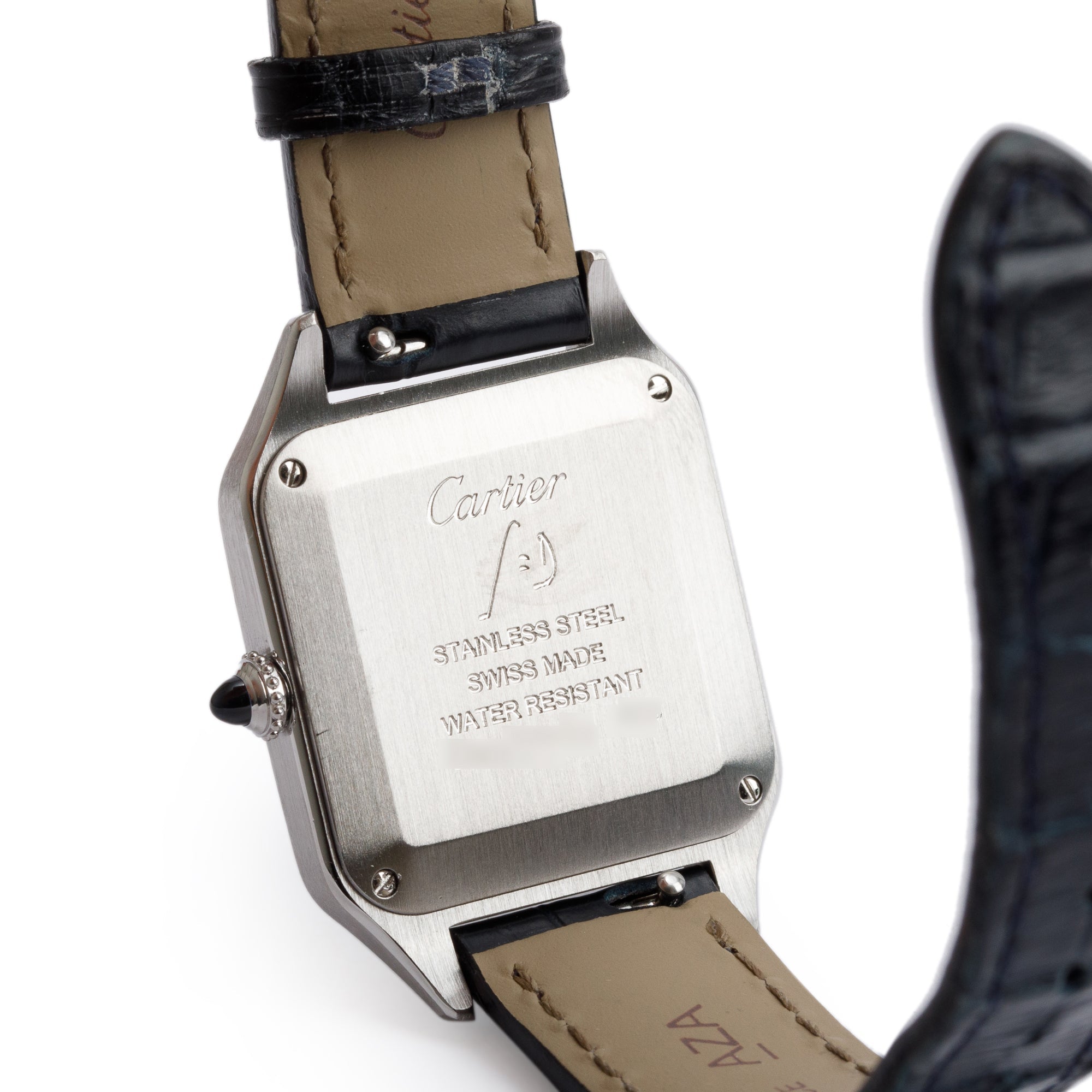 Cartier Stainless Steel Santos Dumont Watch, Small Model