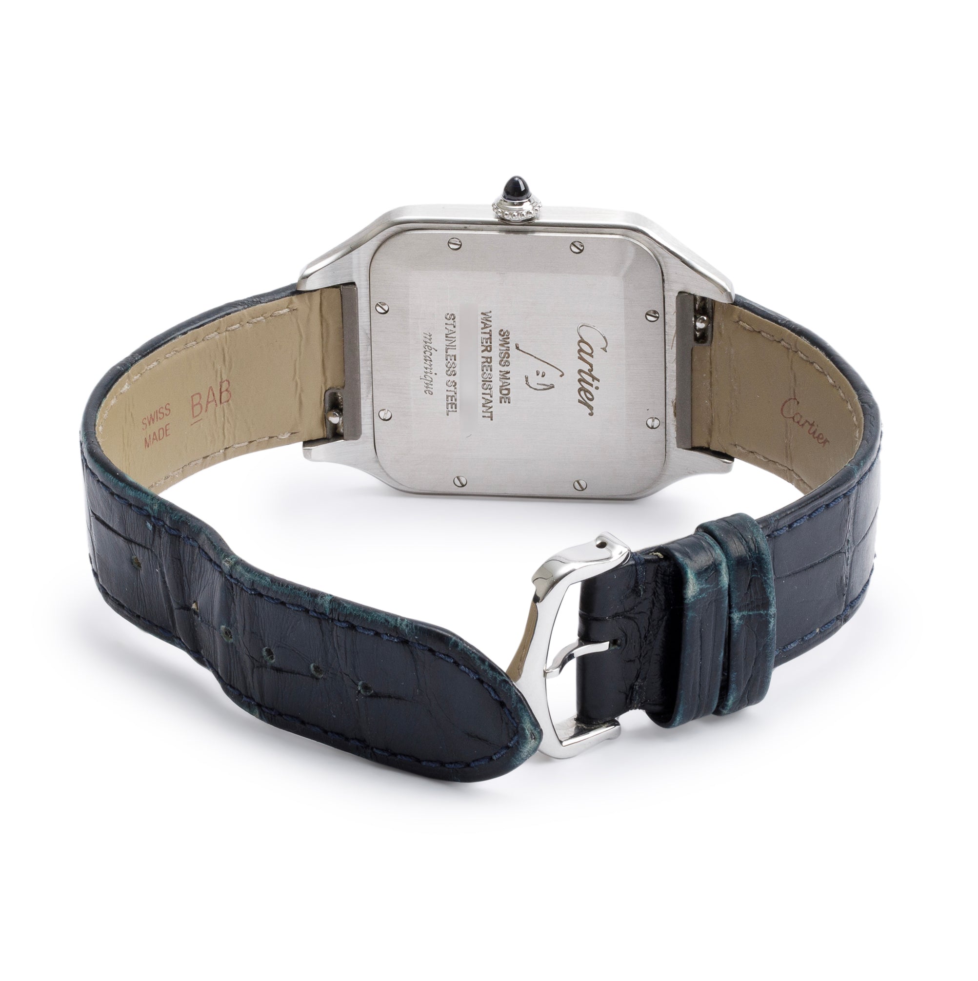 Cartier Stainless Steel Santos Dumont Watch, XL Model 4305
