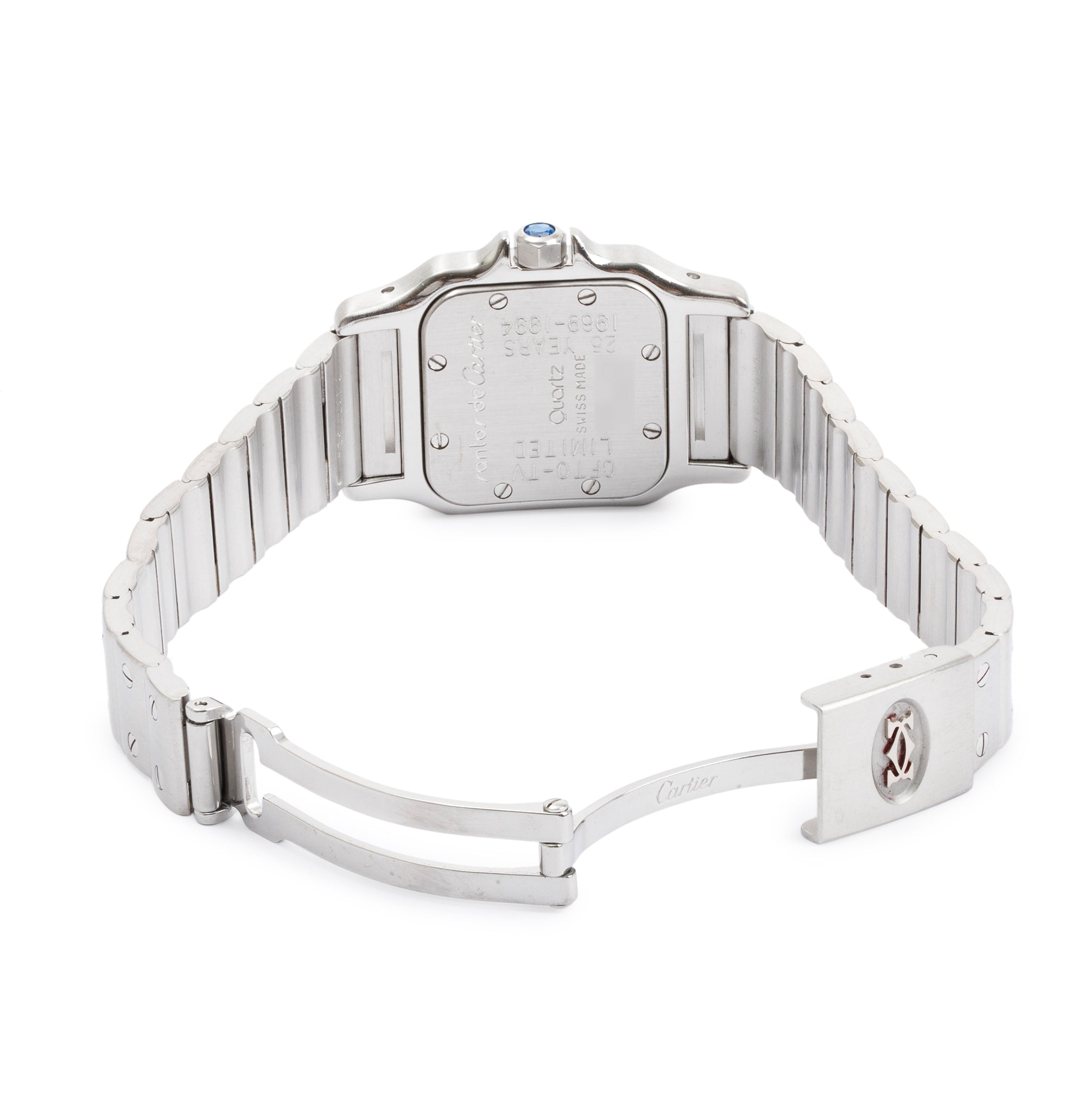 Cartier Stainless Steel Santos de Cartier Galbee Watch