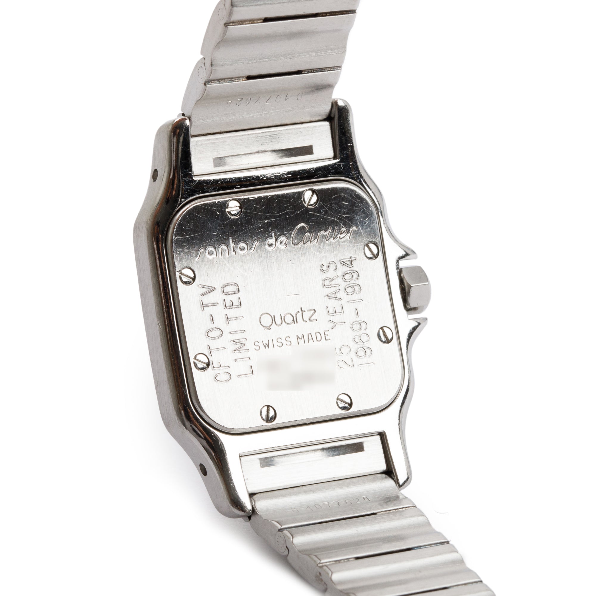 Cartier Stainless Steel Santos de Cartier Galbee Watch