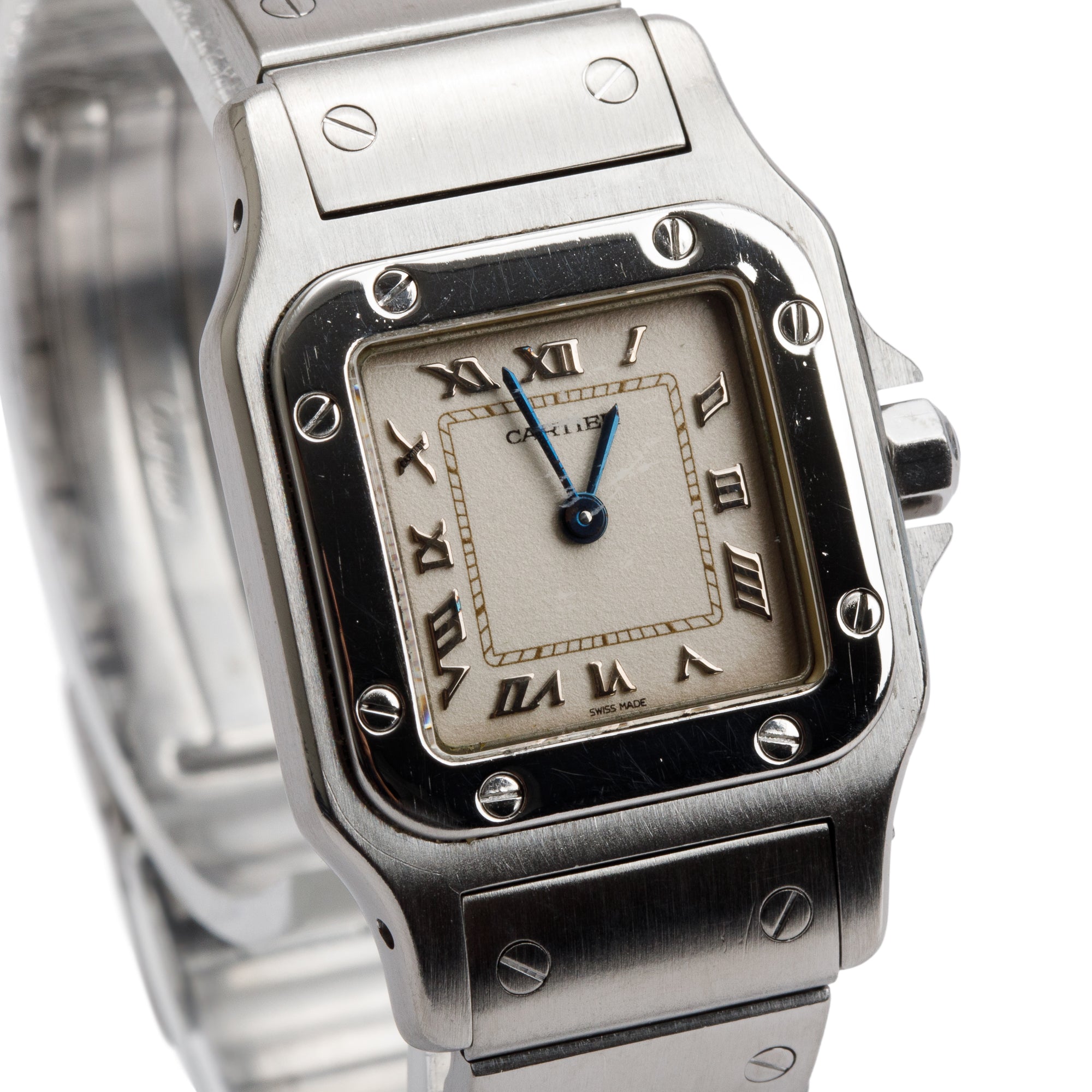 Cartier Stainless Steel Santos de Cartier Galbee Watch, Small Model 1565