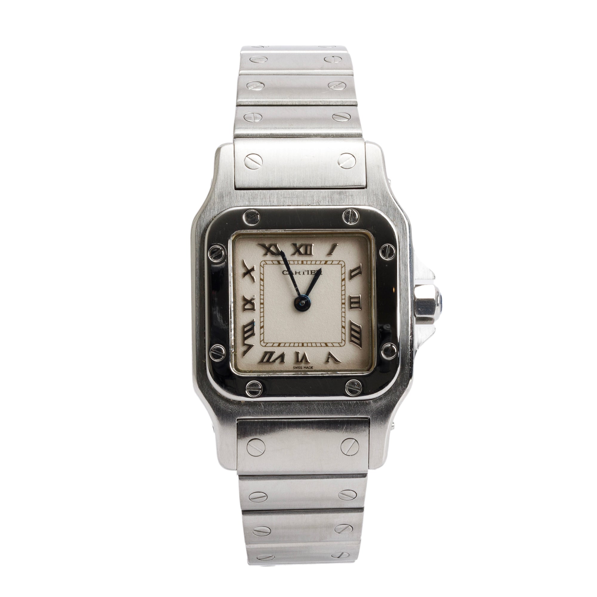Cartier Stainless Steel Santos de Cartier Galbee Watch, Small Model 1565
