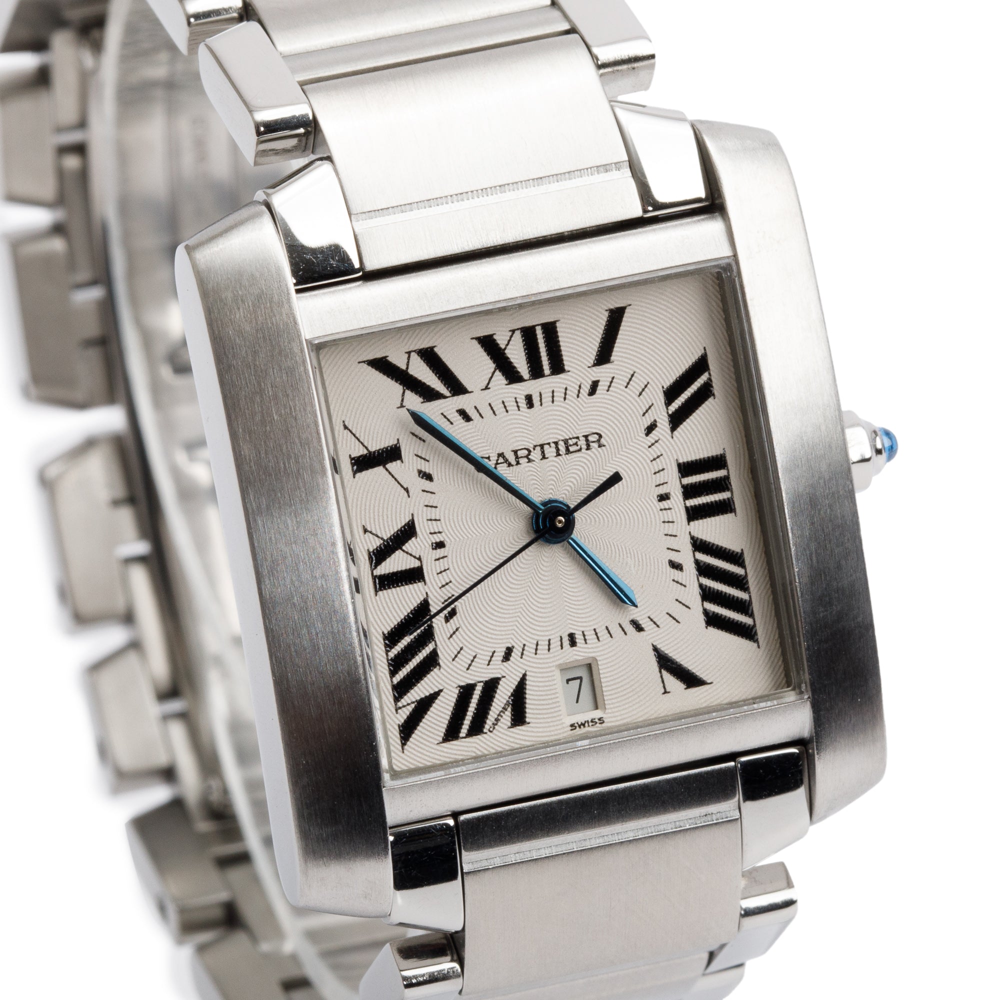 Cartier Stainless Steel Tank Francaise Automatic Watch, Large Model 2302