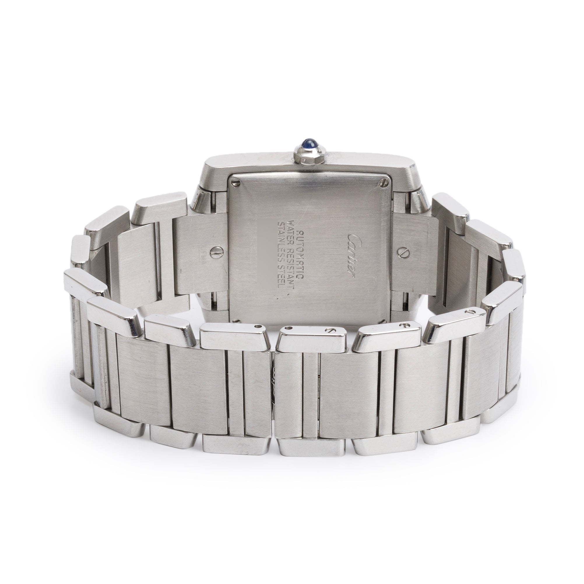 Cartier Stainless Steel Tank Francaise Automatic Watch, Large Model 2302 w/ Box & Papers