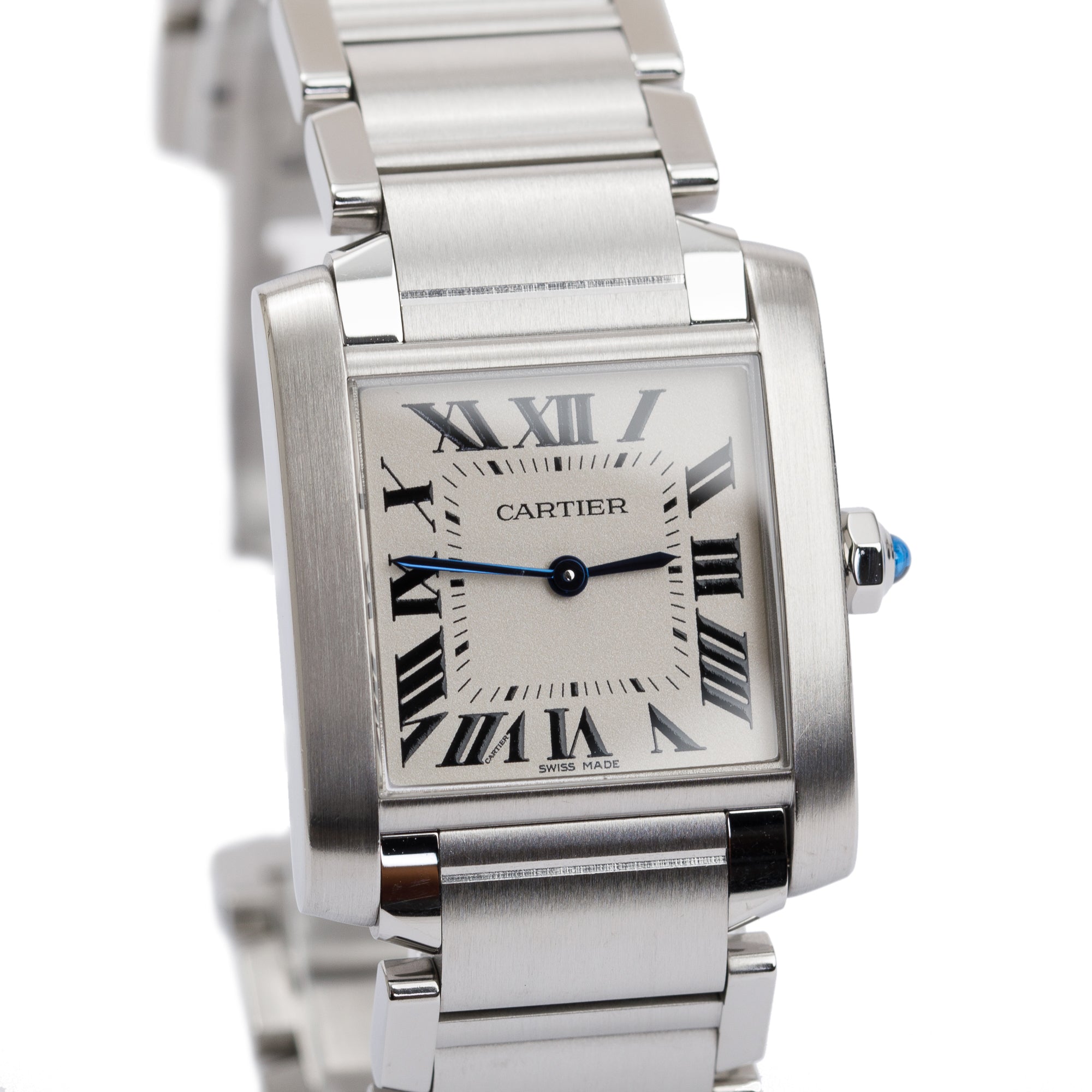 Cartier Stainless Steel Tank Francaise Quartz Watch, Medium Model
