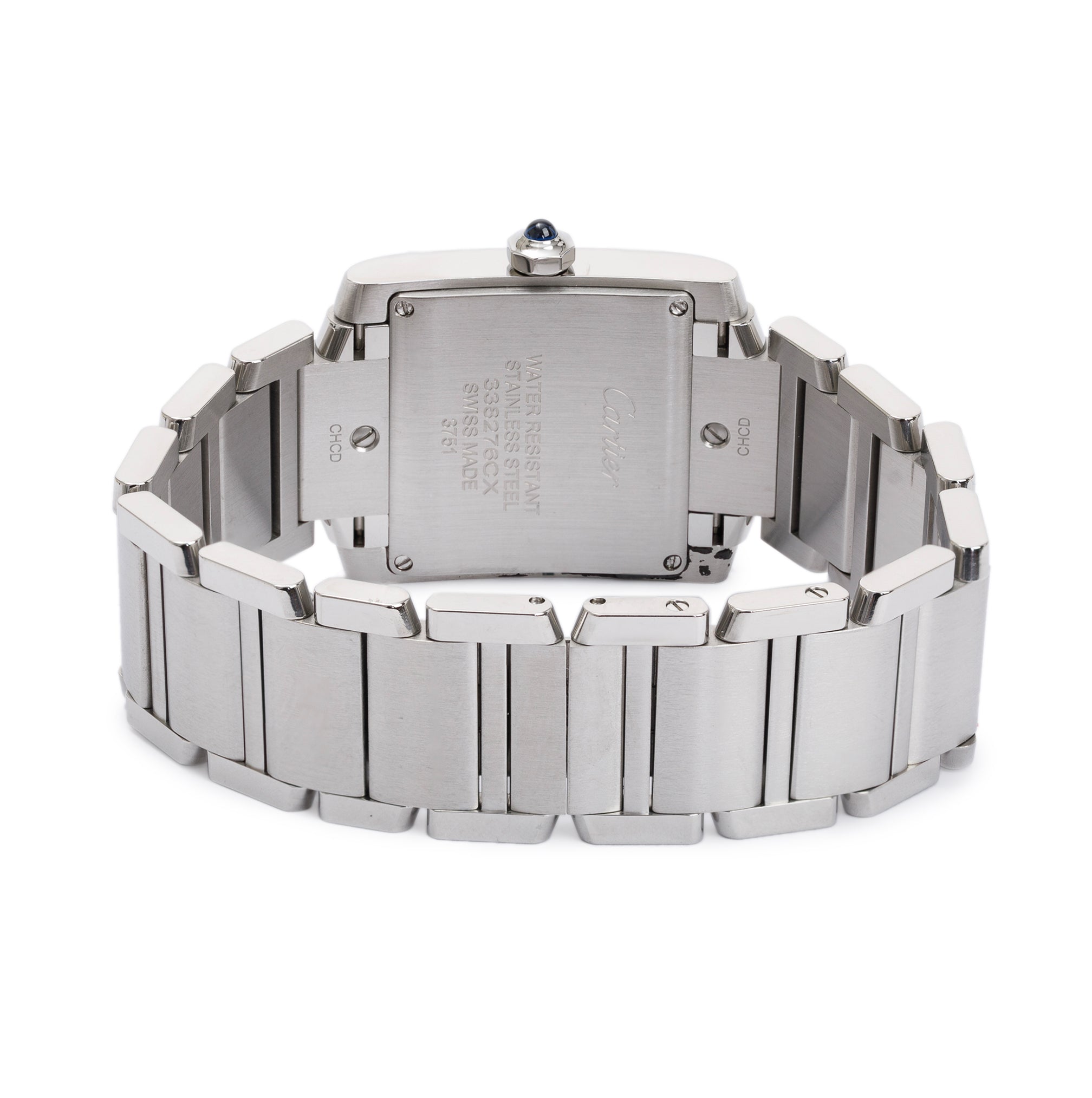 Cartier Stainless Steel Tank Francaise Quartz Watch, Medium Model