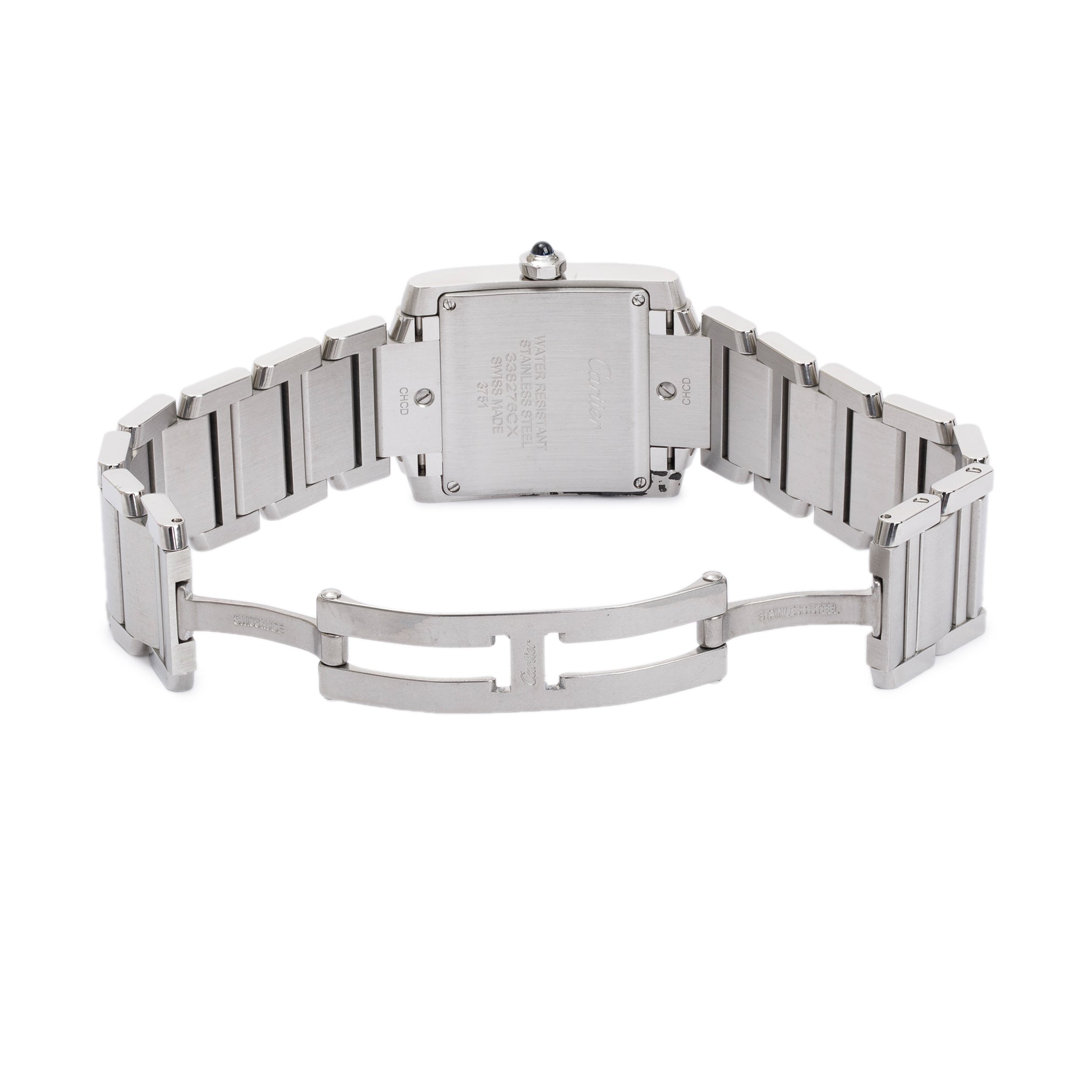 Cartier Stainless Steel Tank Francaise Quartz Watch, Medium Model