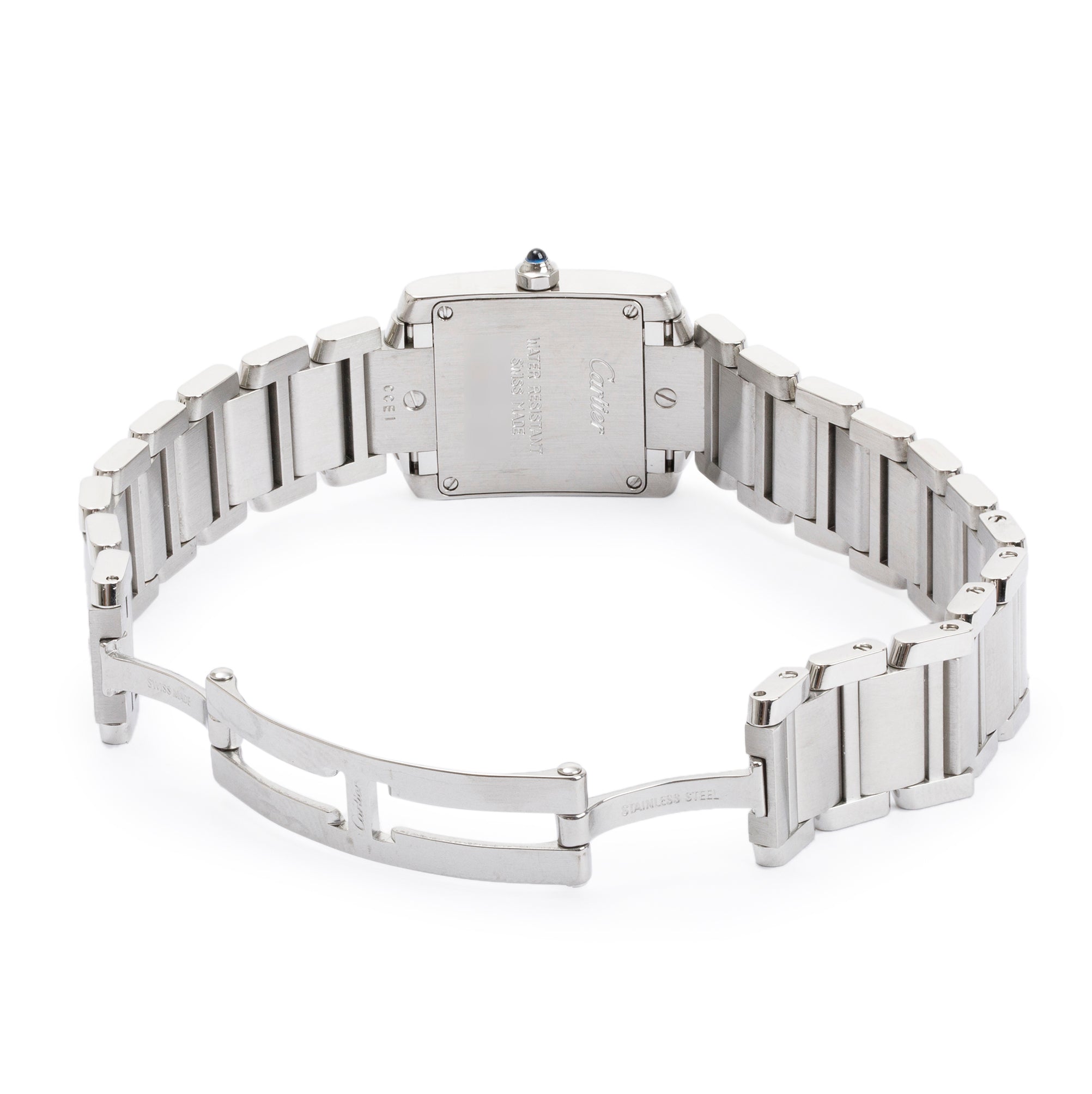 Cartier Stainless Steel Tank Francaise Watch, Small Model w/ Box