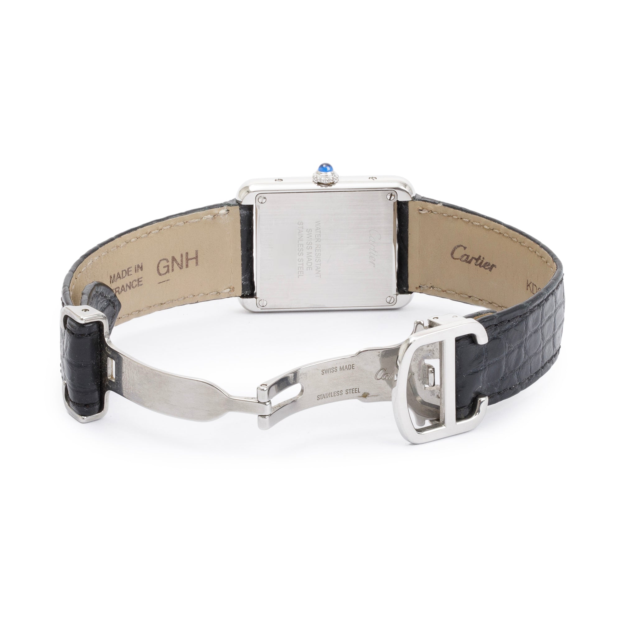 Cartier Stainless Steel Tank Solo 24 MM Watch, Small Model