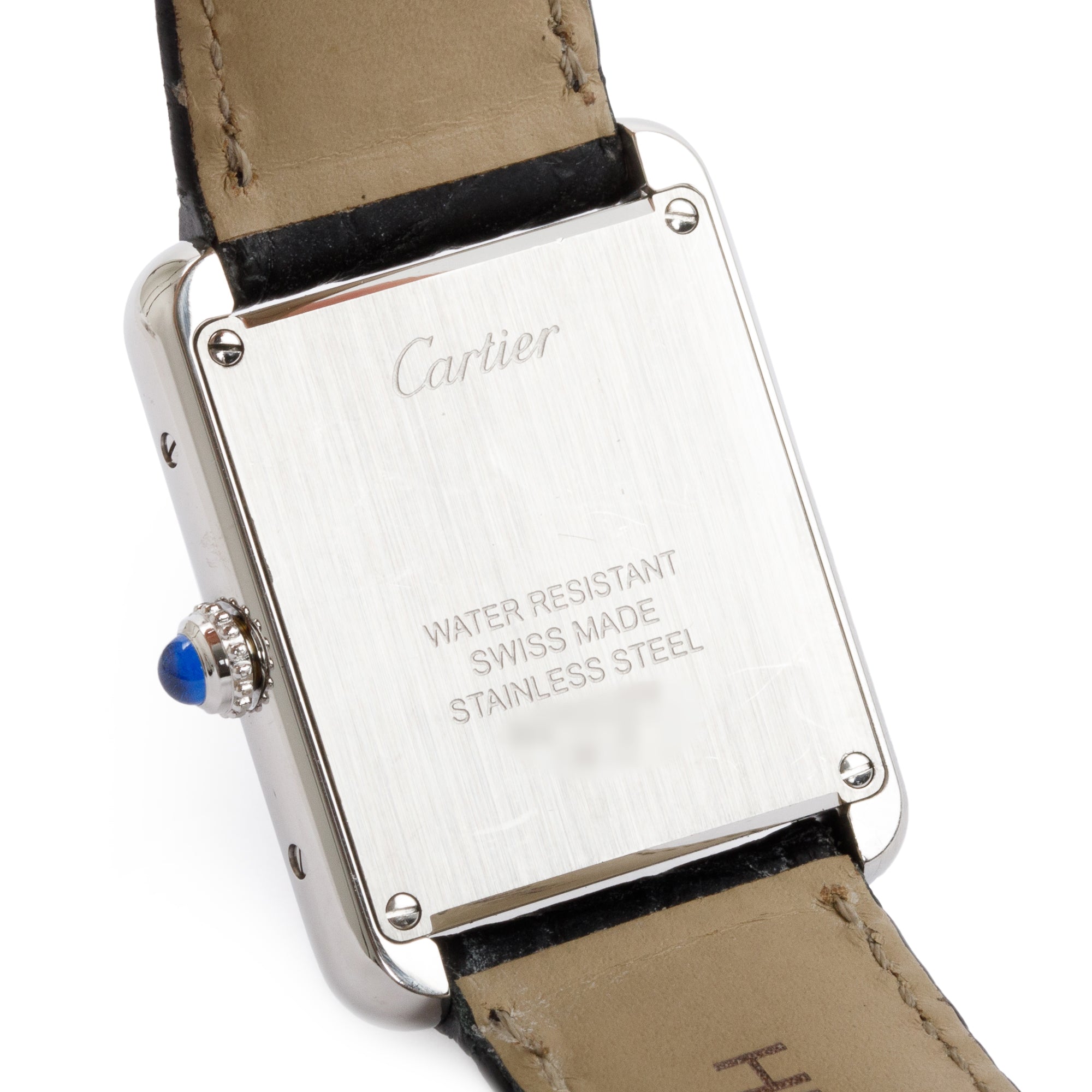 Cartier Stainless Steel Tank Solo 24 MM Watch, Small Model