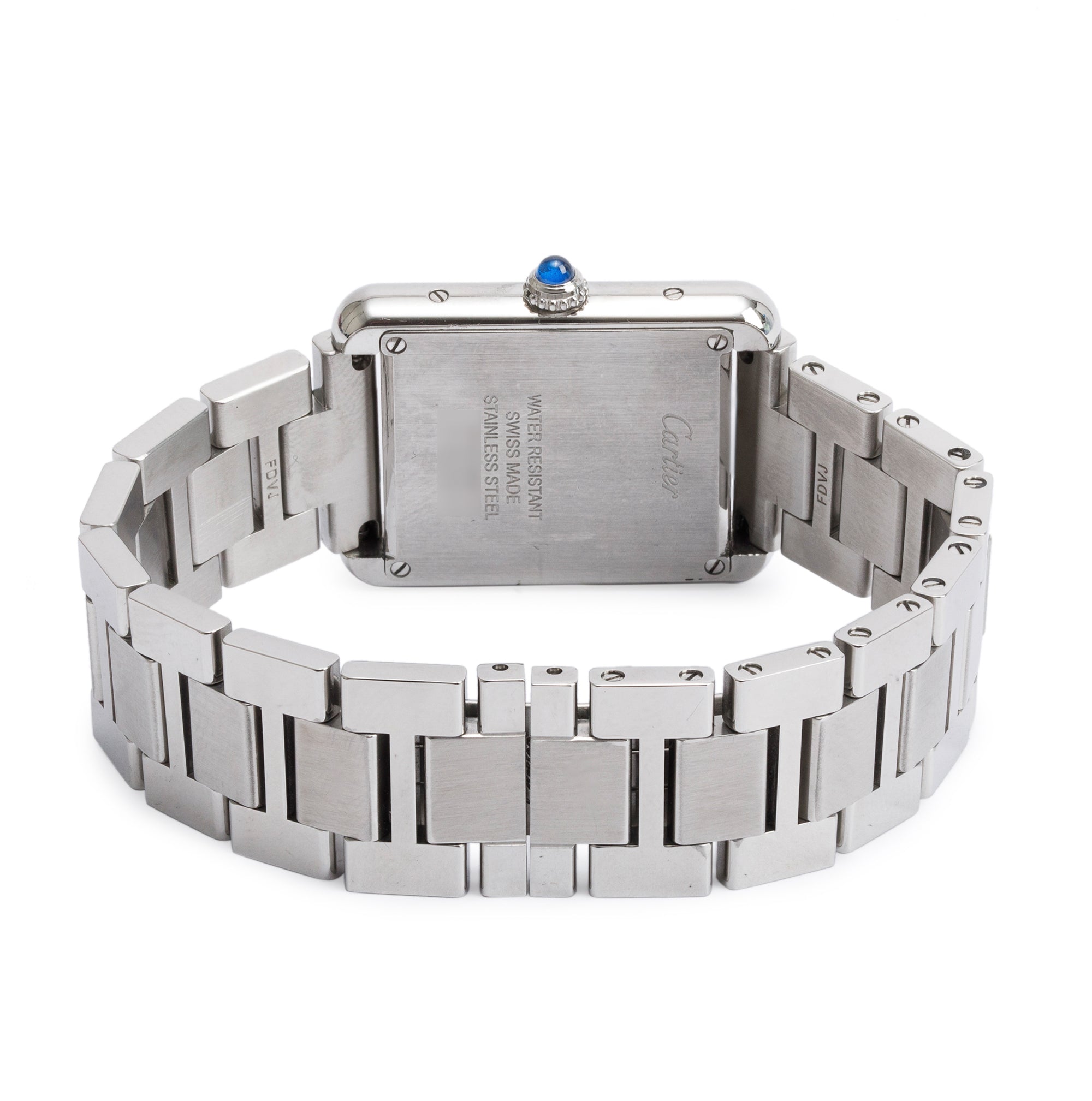 Cartier Stainless Steel Tank Solo 24 MM Watch, Small Model w/ Box