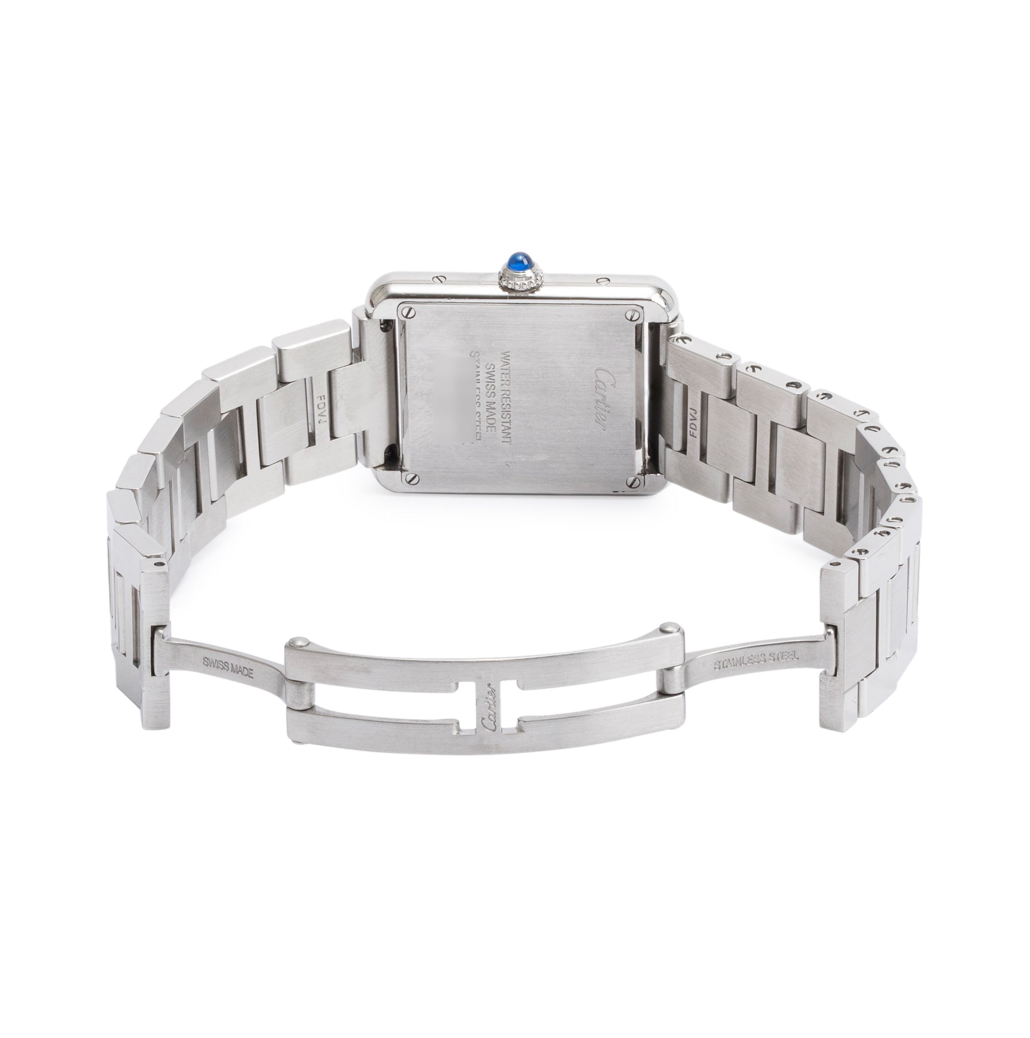 Cartier Stainless Steel Tank Solo 24 MM Watch, Small Model w/ Box