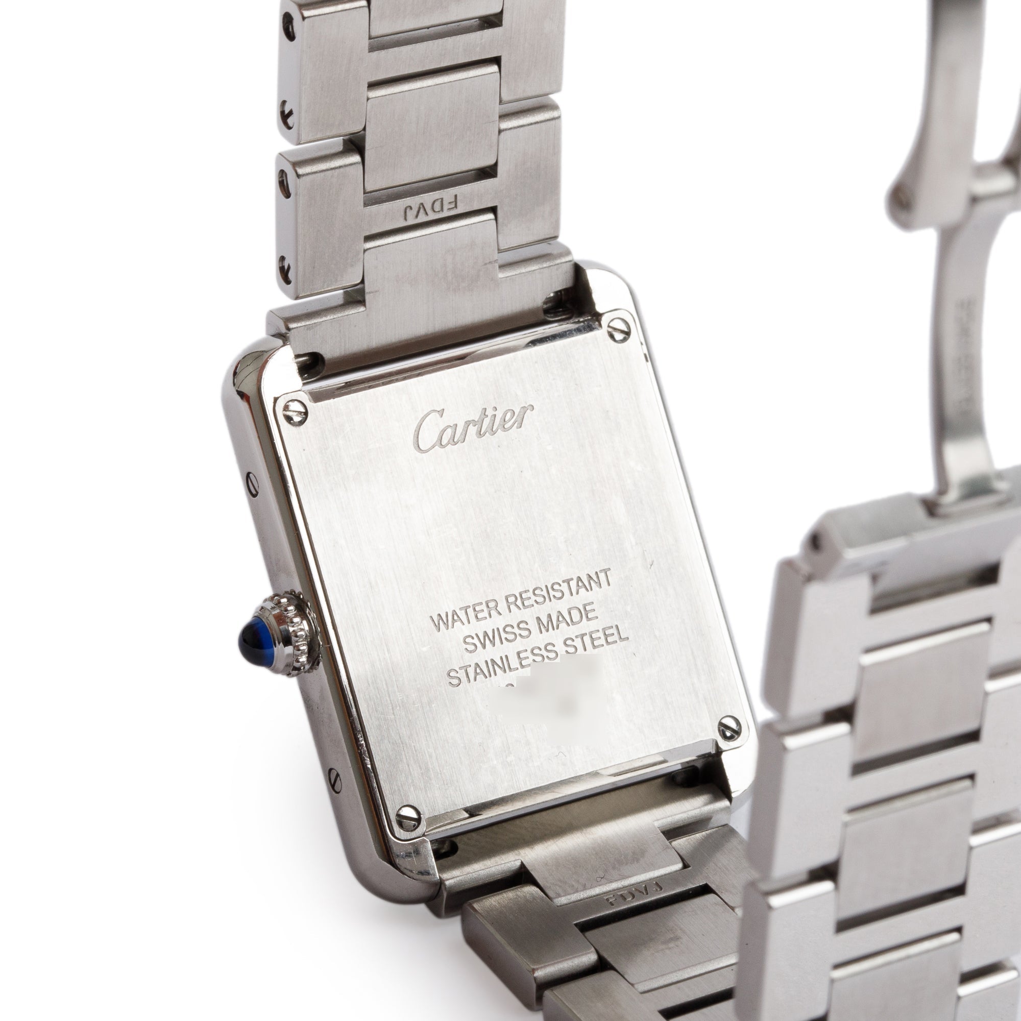 Cartier Stainless Steel Tank Solo 24 MM Watch, Small Model w/ Box