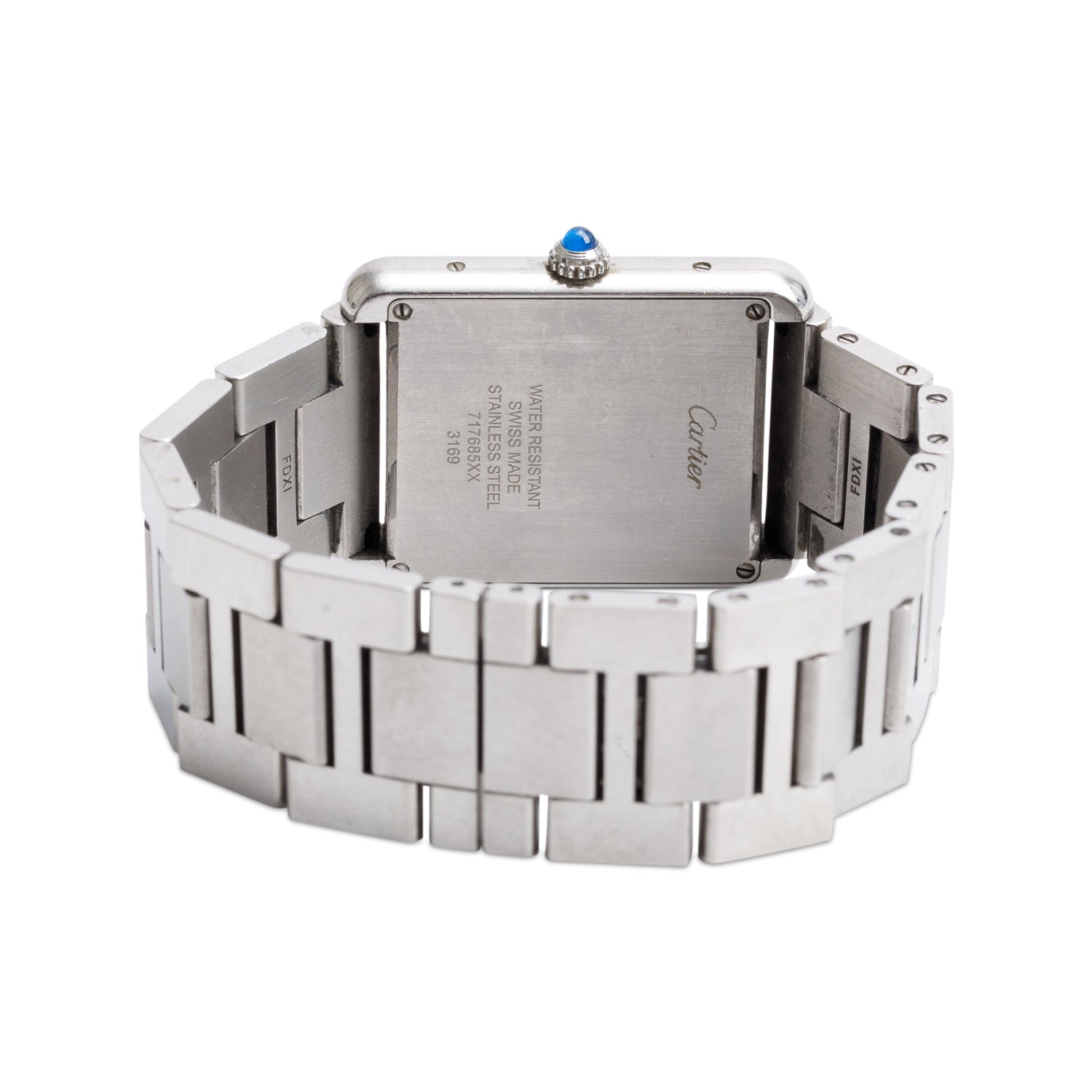 Cartier Stainless Steel Tank Solo Quartz Watch, Large Model 3169