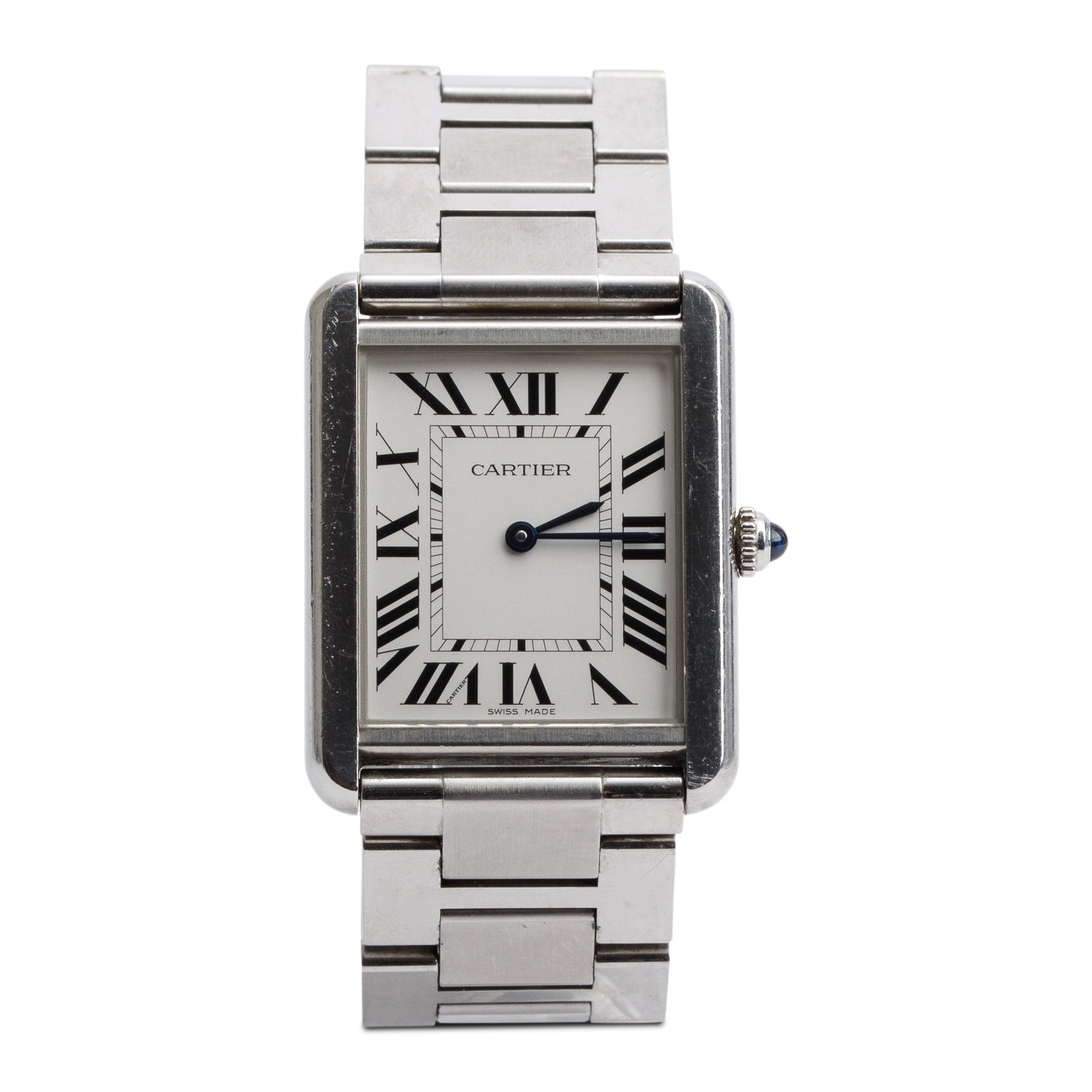Cartier Stainless Steel Tank Solo Quartz Watch, Large Model 3169