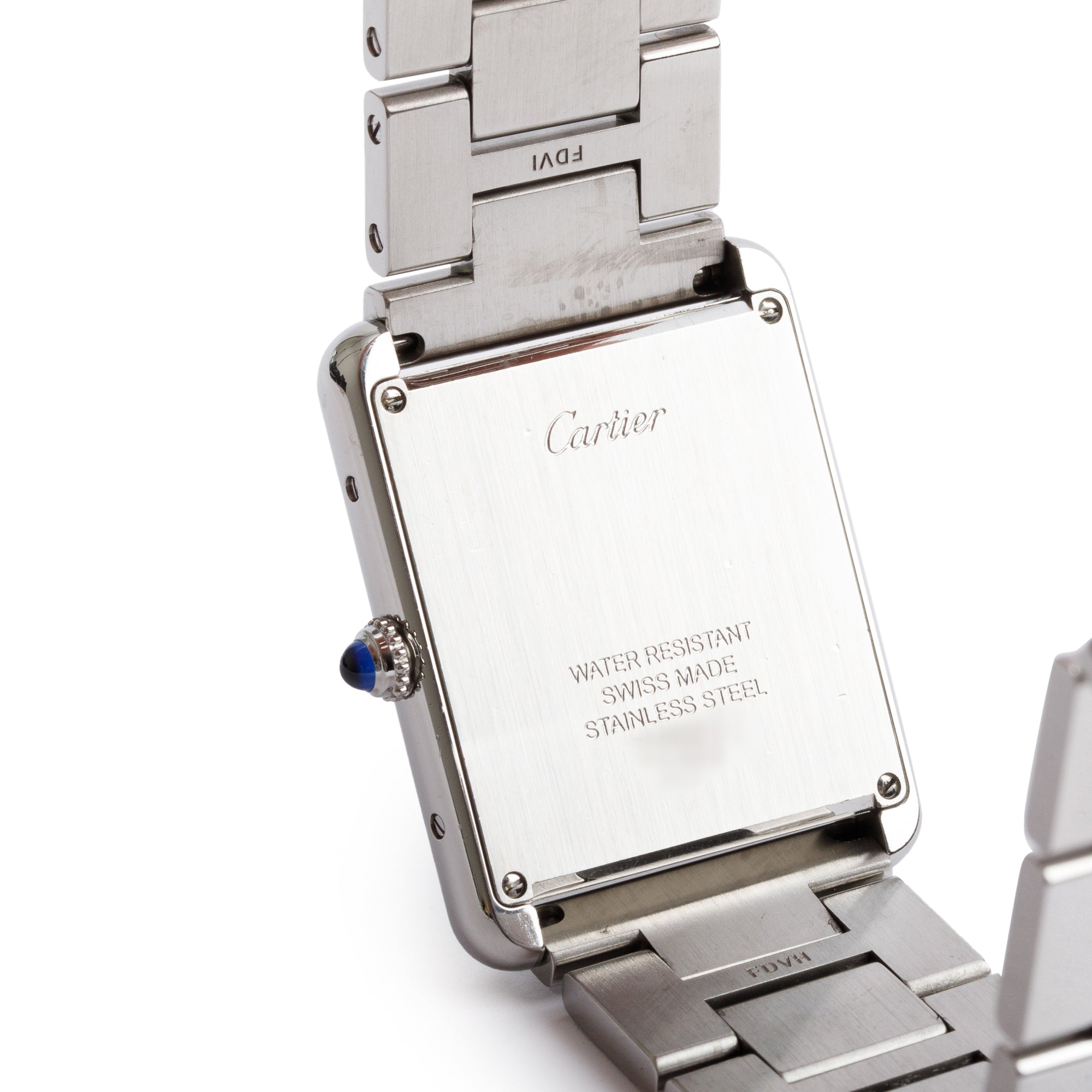 Cartier Stainless Steel Tank Solo Watch, Large Model w/ Box