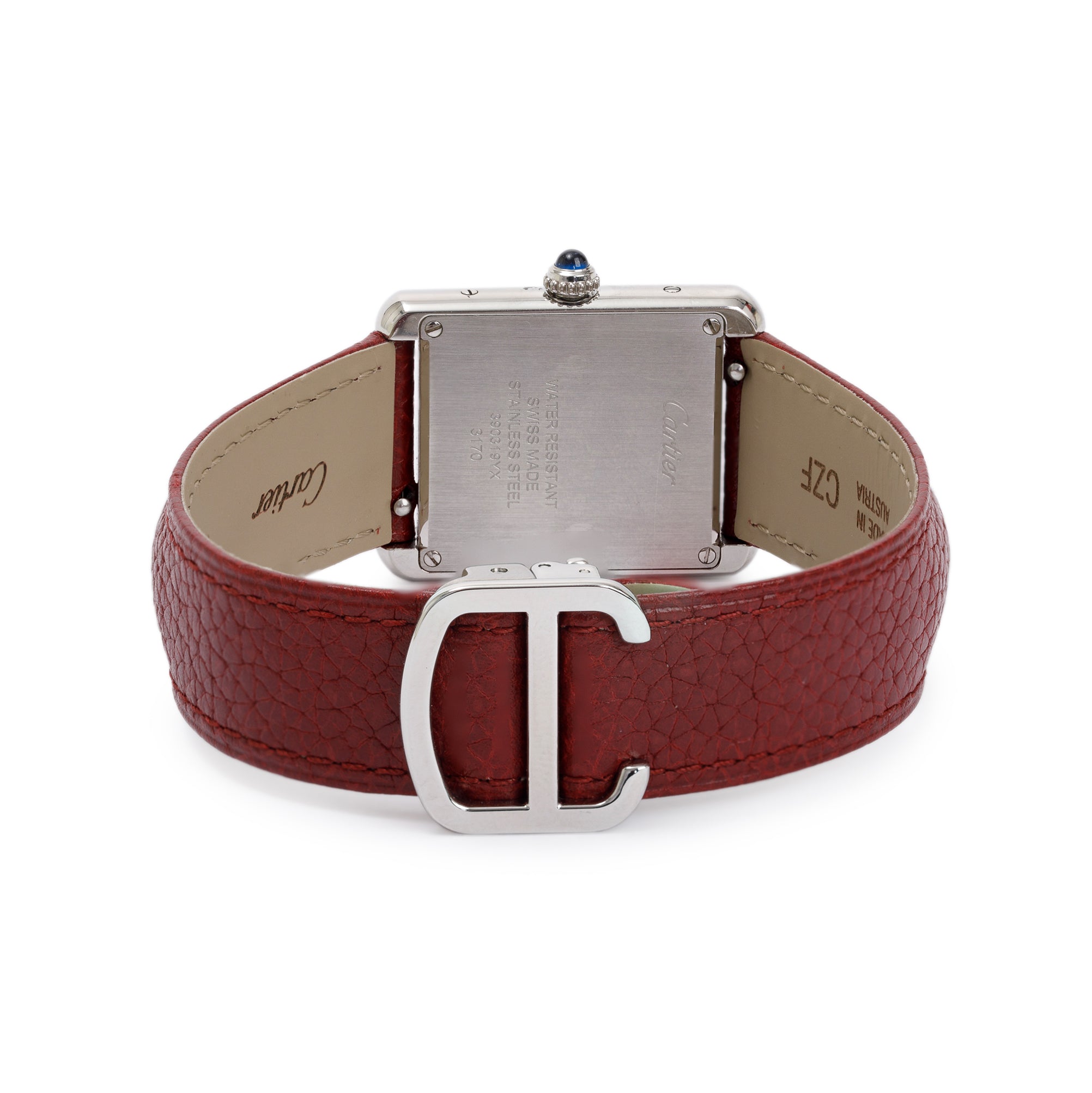 Cartier Stainless Steel Tank Solo Watch w/ Box & Papers