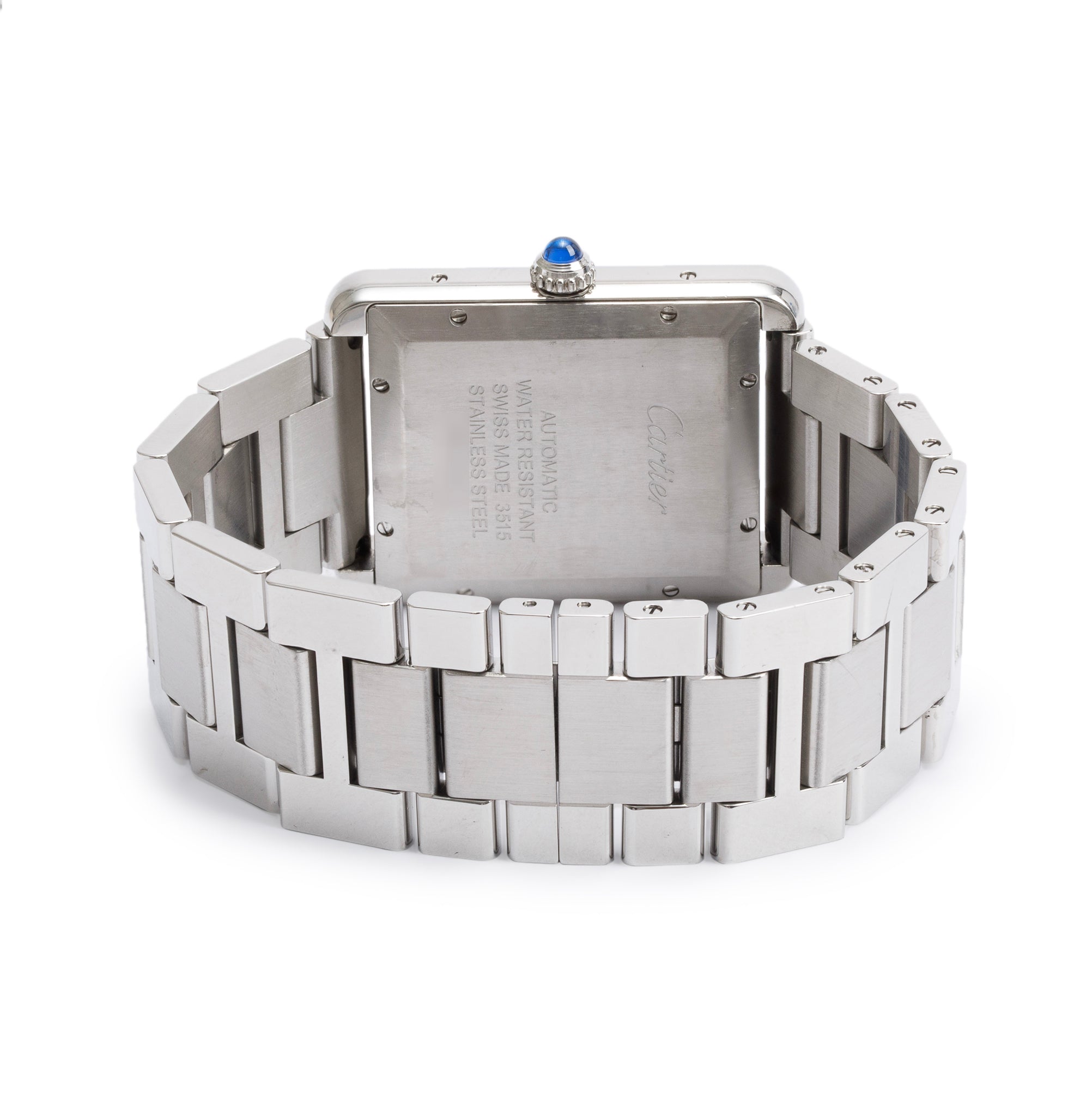 Cartier Stainless Steel Tank Solo XL 31 MM Automatic Watch w/ Box & Papers