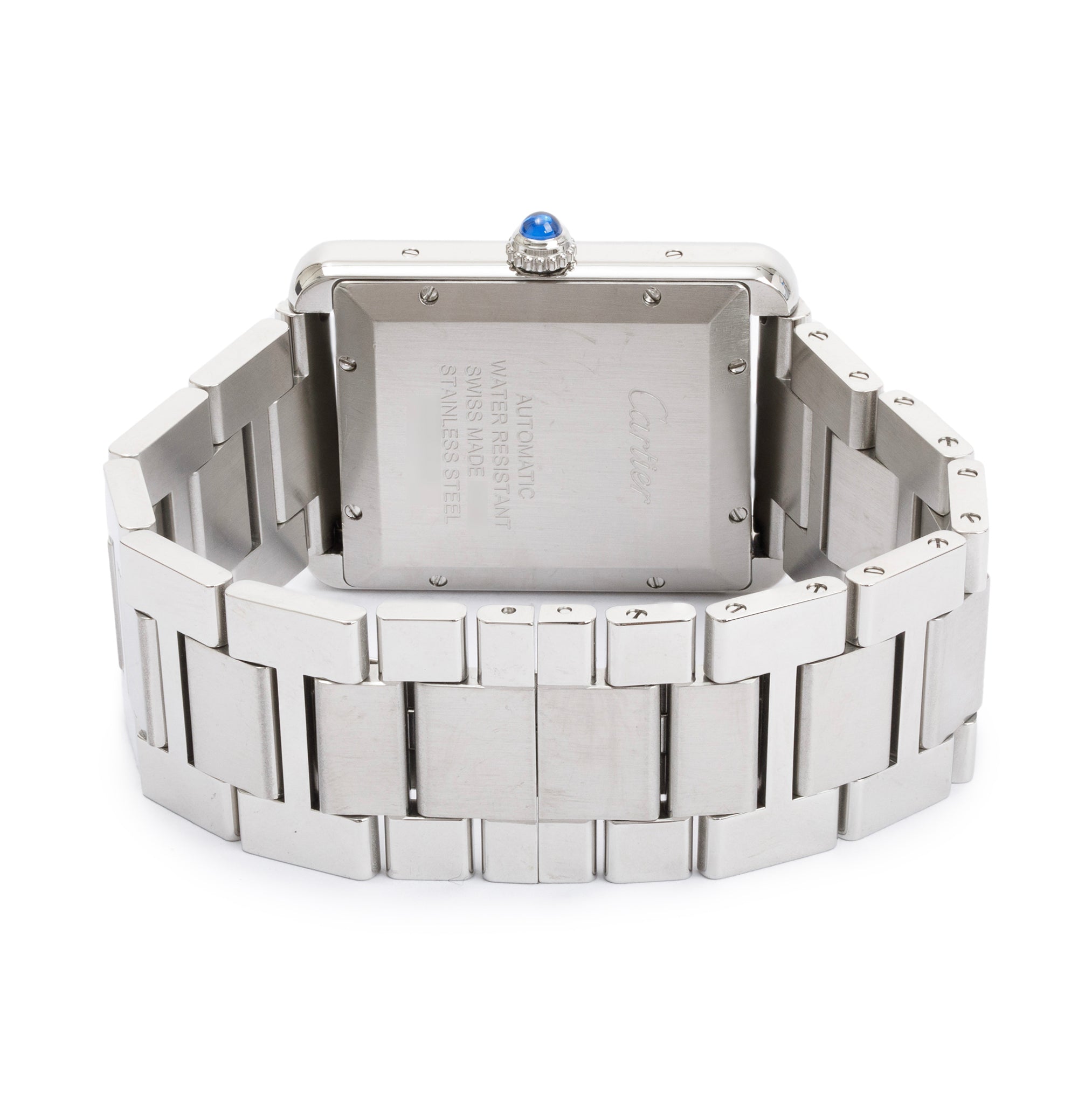 Cartier Stainless Steel Tank Solo XL 31 MM Automatic Watch w/ Box & Papers