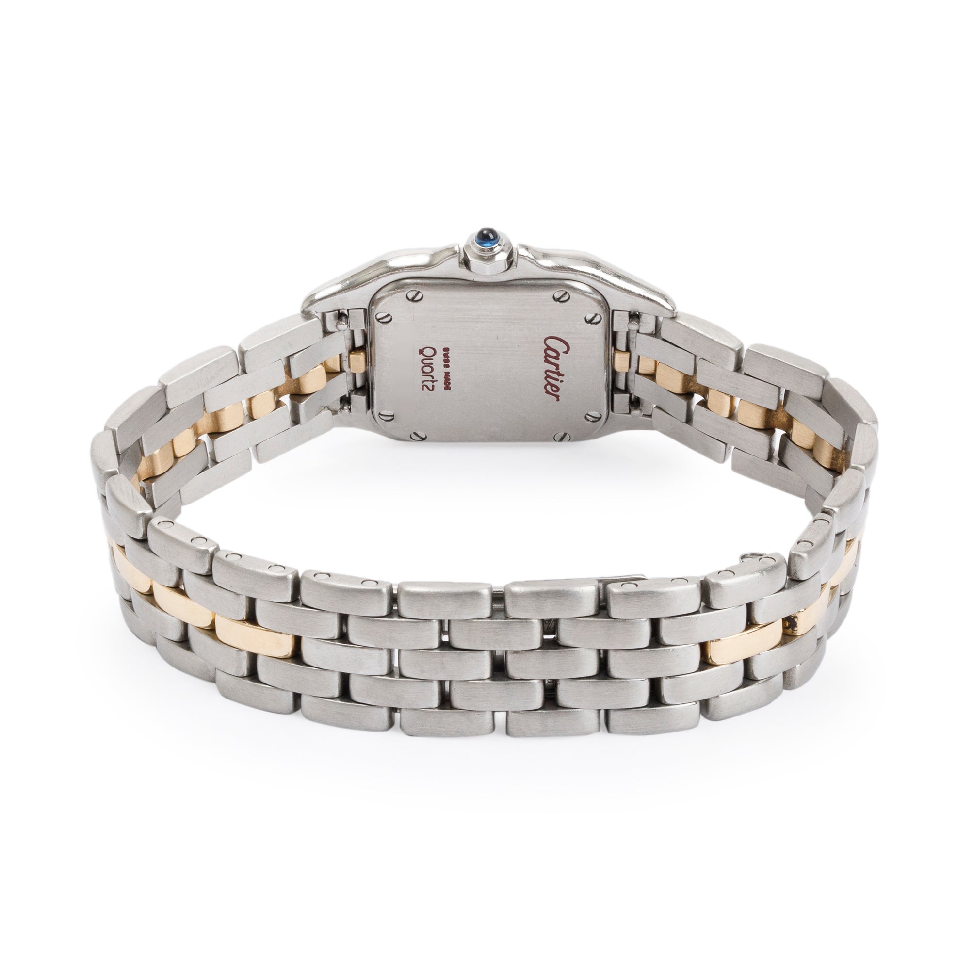 Cartier Steel & 18k Yellow Gold 1-Row Gold Panthere de Cartier Watch, Small Model