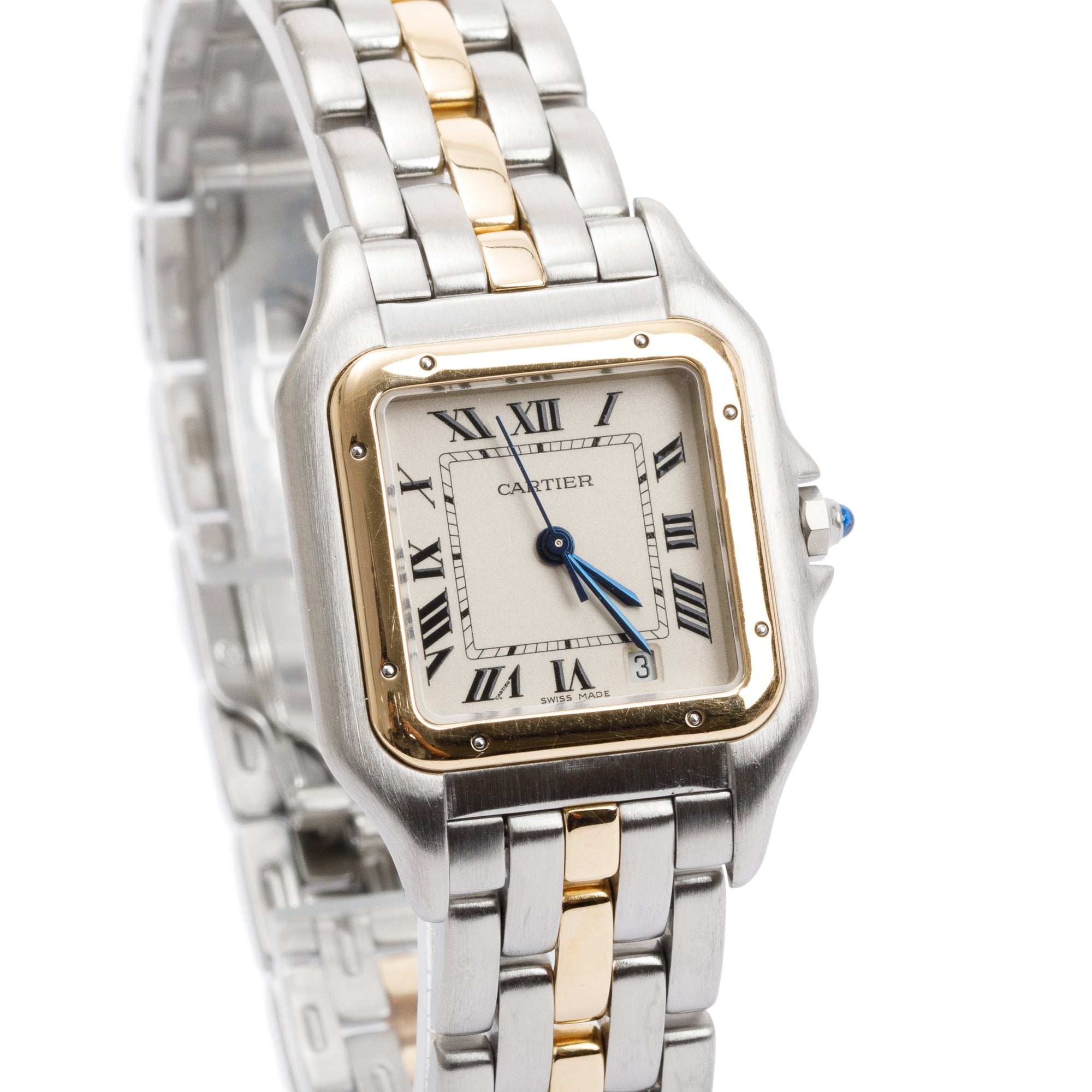 Cartier Steel & 18k Yellow Gold Panthere de Cartier Watch, Medium Model