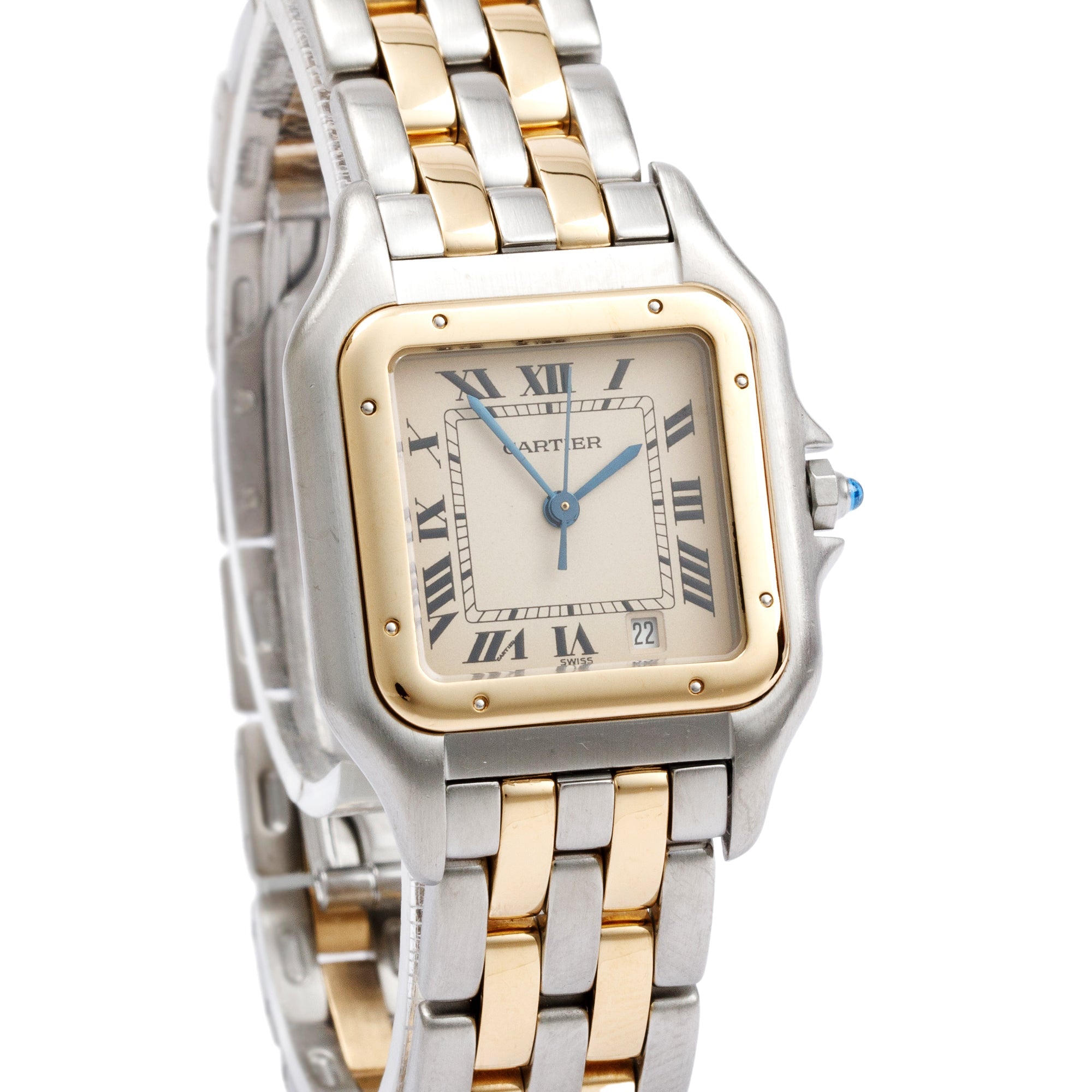 Cartier Steel & 18k Yellow Gold Panthere de Cartier Watch, Medium Model