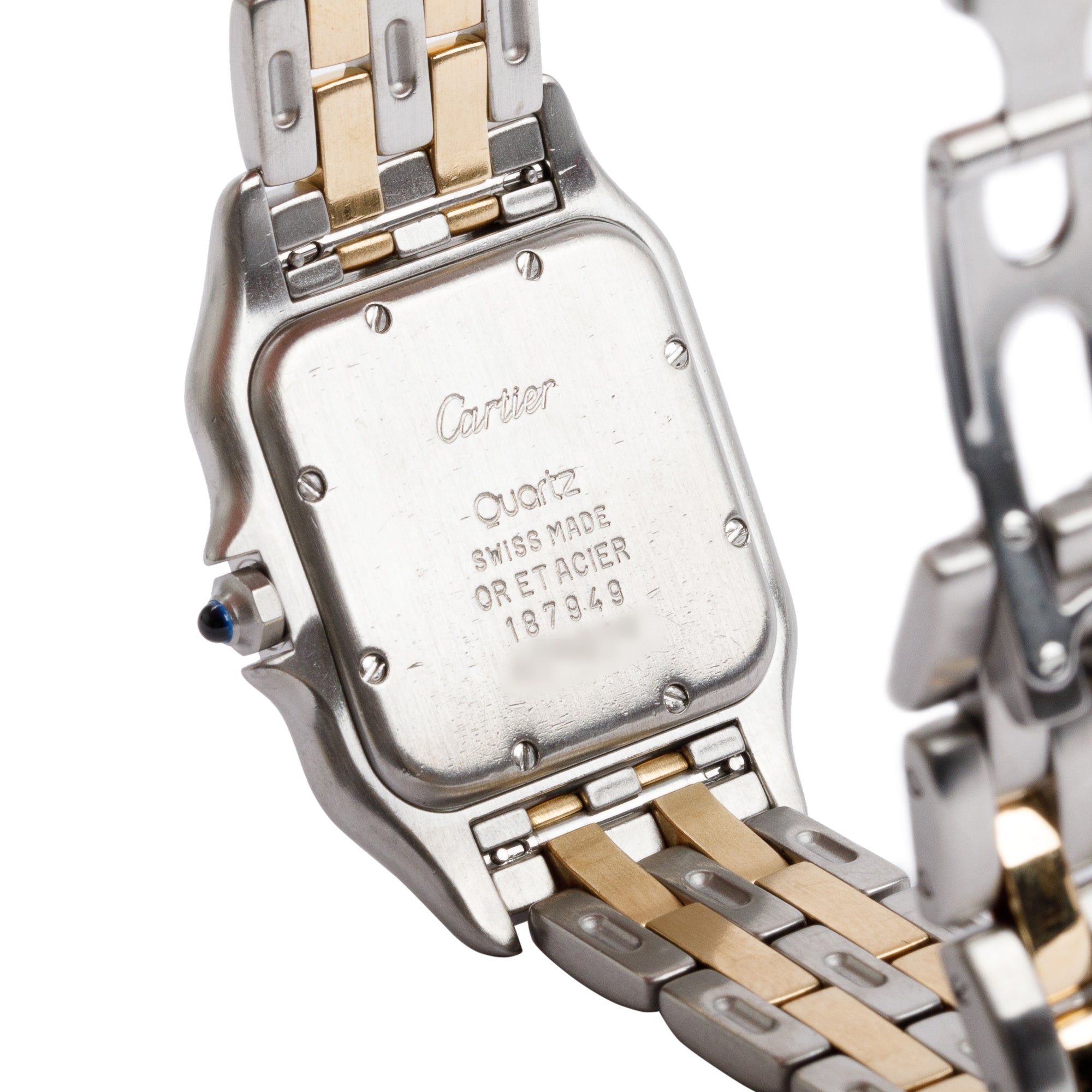 Cartier Steel & 18k Yellow Gold Panthere de Cartier Watch, Medium Model