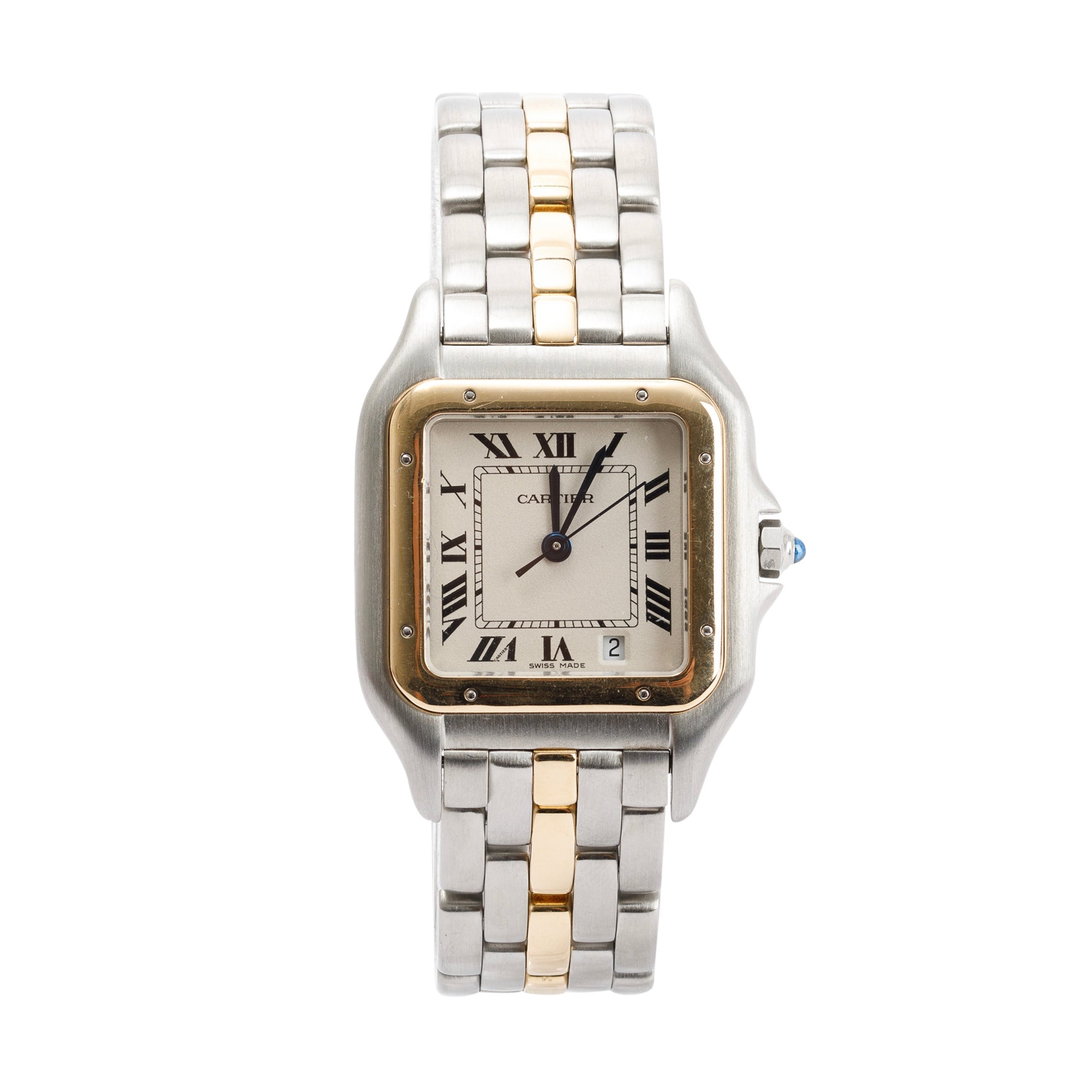 Cartier Steel & 18k Yellow Gold Panthere de Cartier Watch, Medium Model