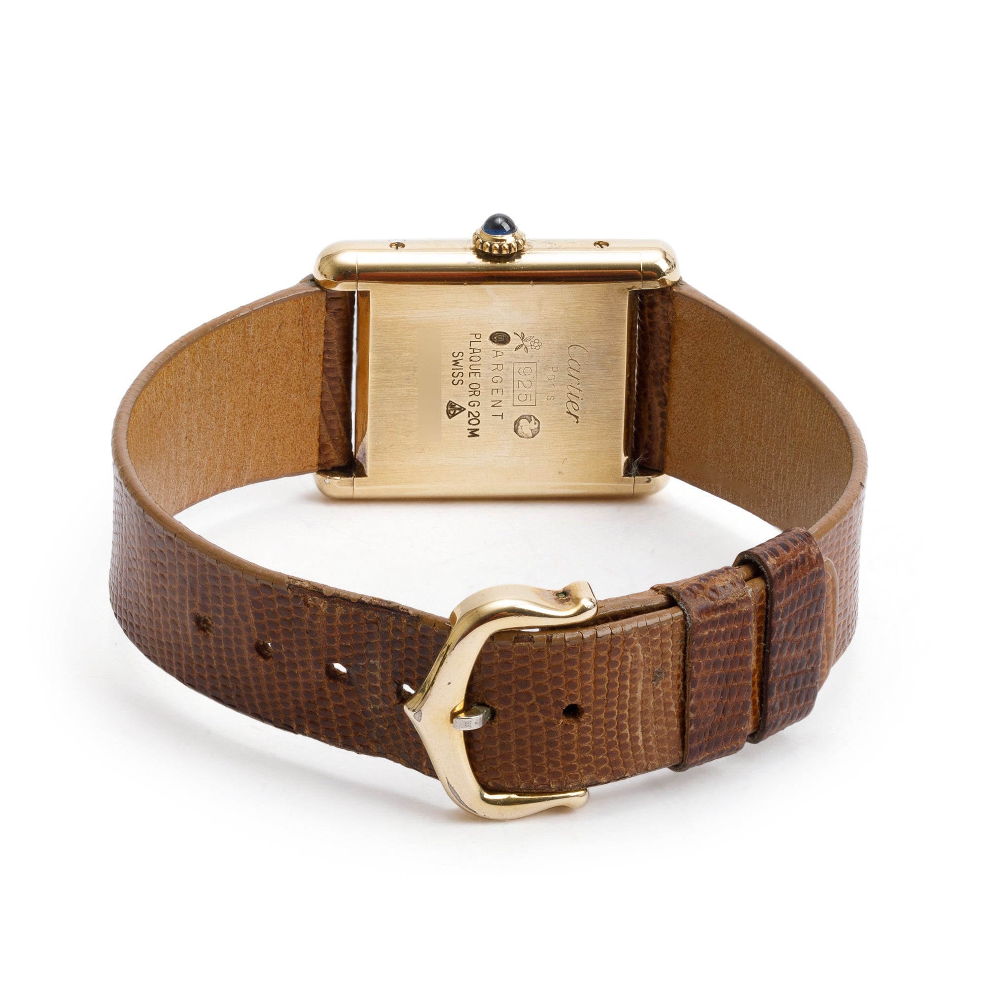 Cartier Vintage 18k Gold Vermeil Sterling Silver Argent Must De