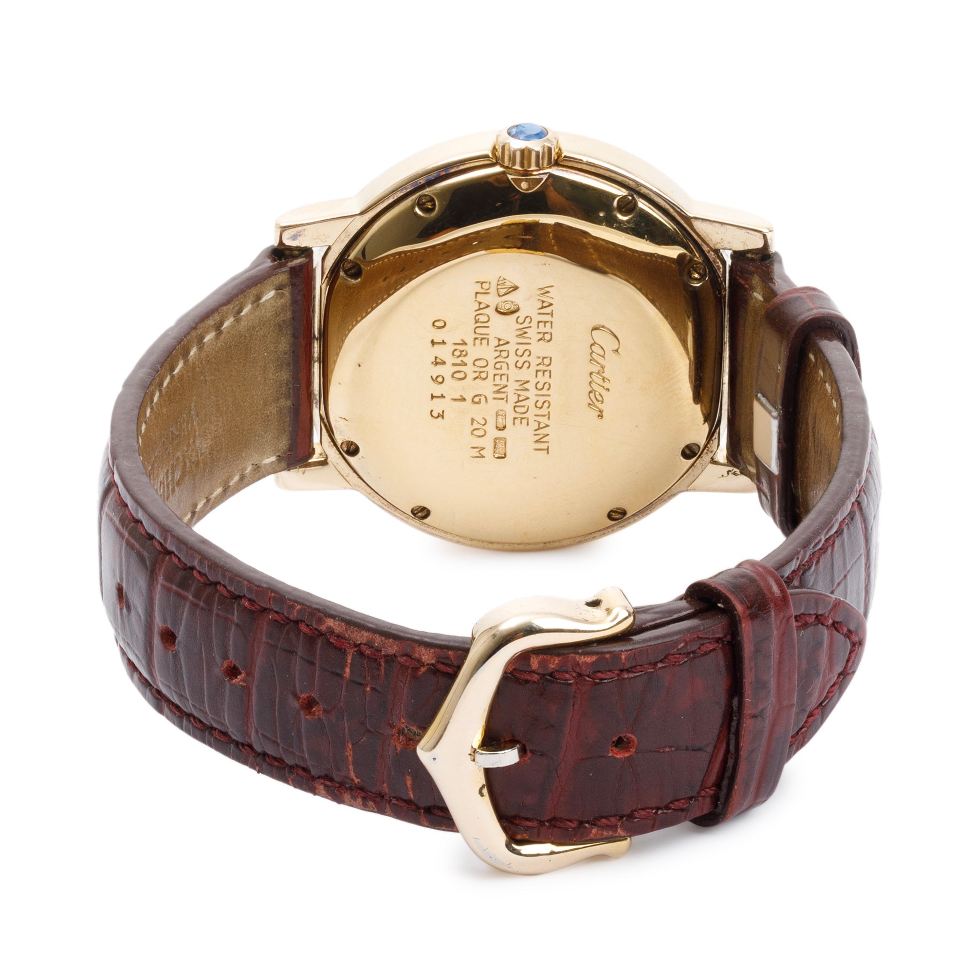 Cartier Vintage Argent Must De Cartier Ronde 33 MM Watch