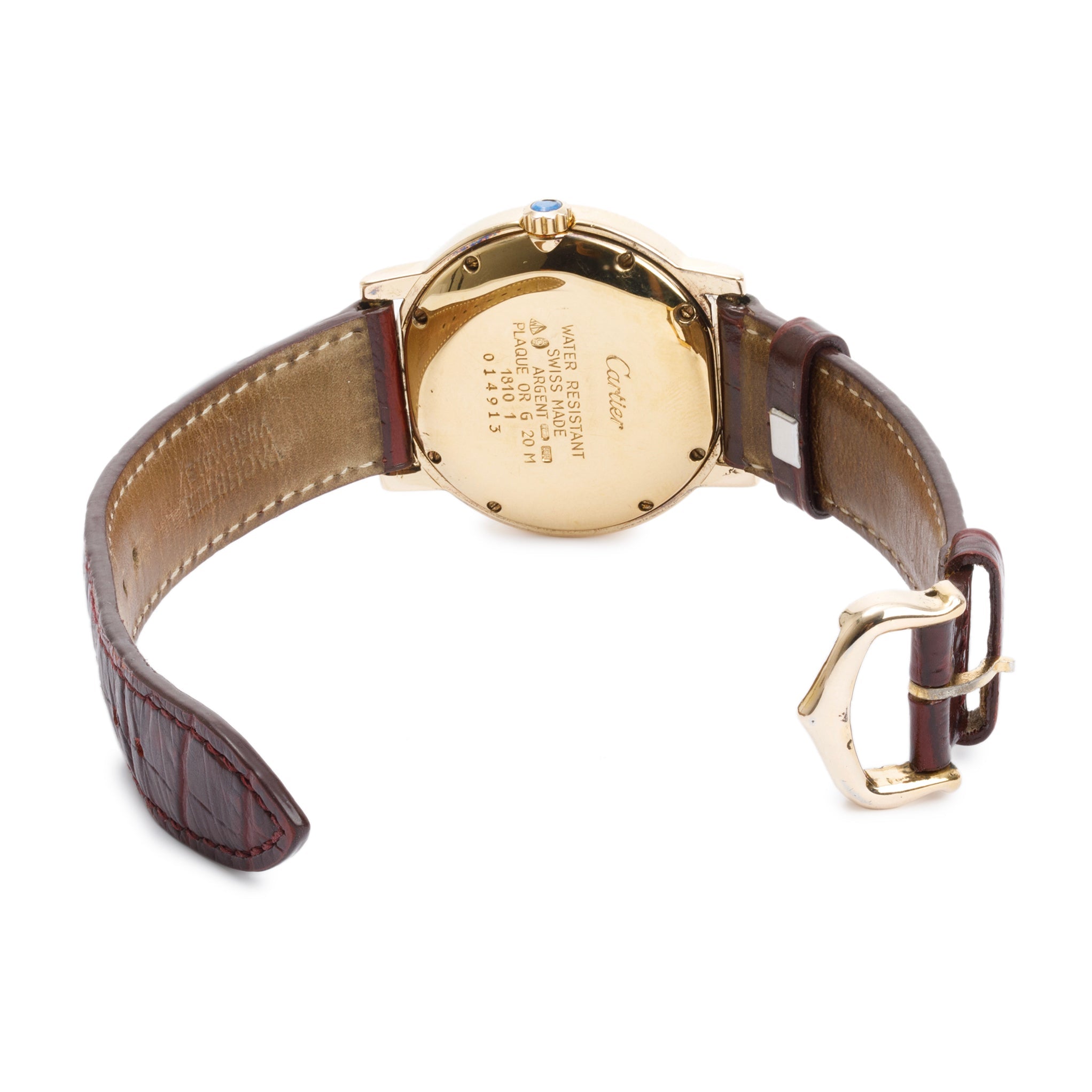 Cartier Vintage Argent Must De Cartier Ronde 33 MM Watch