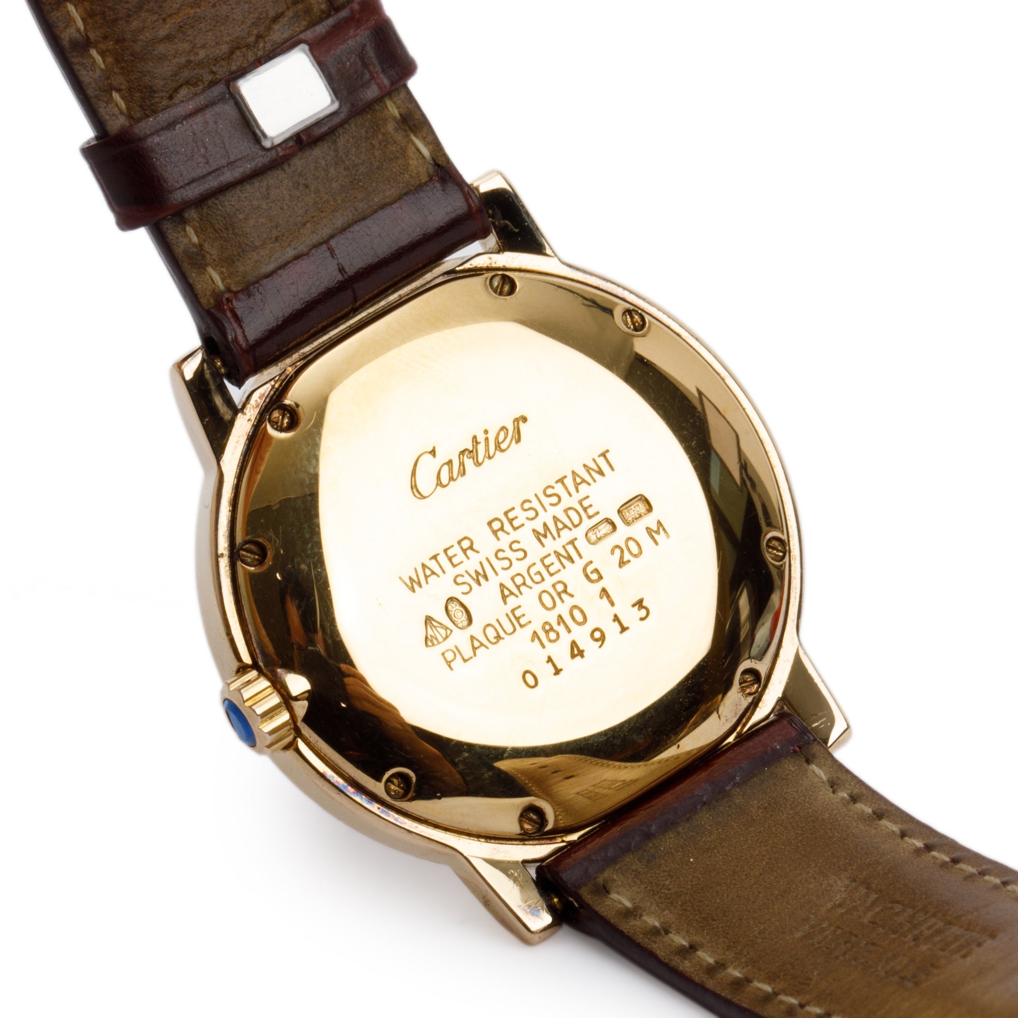 Cartier Vintage Argent Must De Cartier Ronde 33 MM Watch