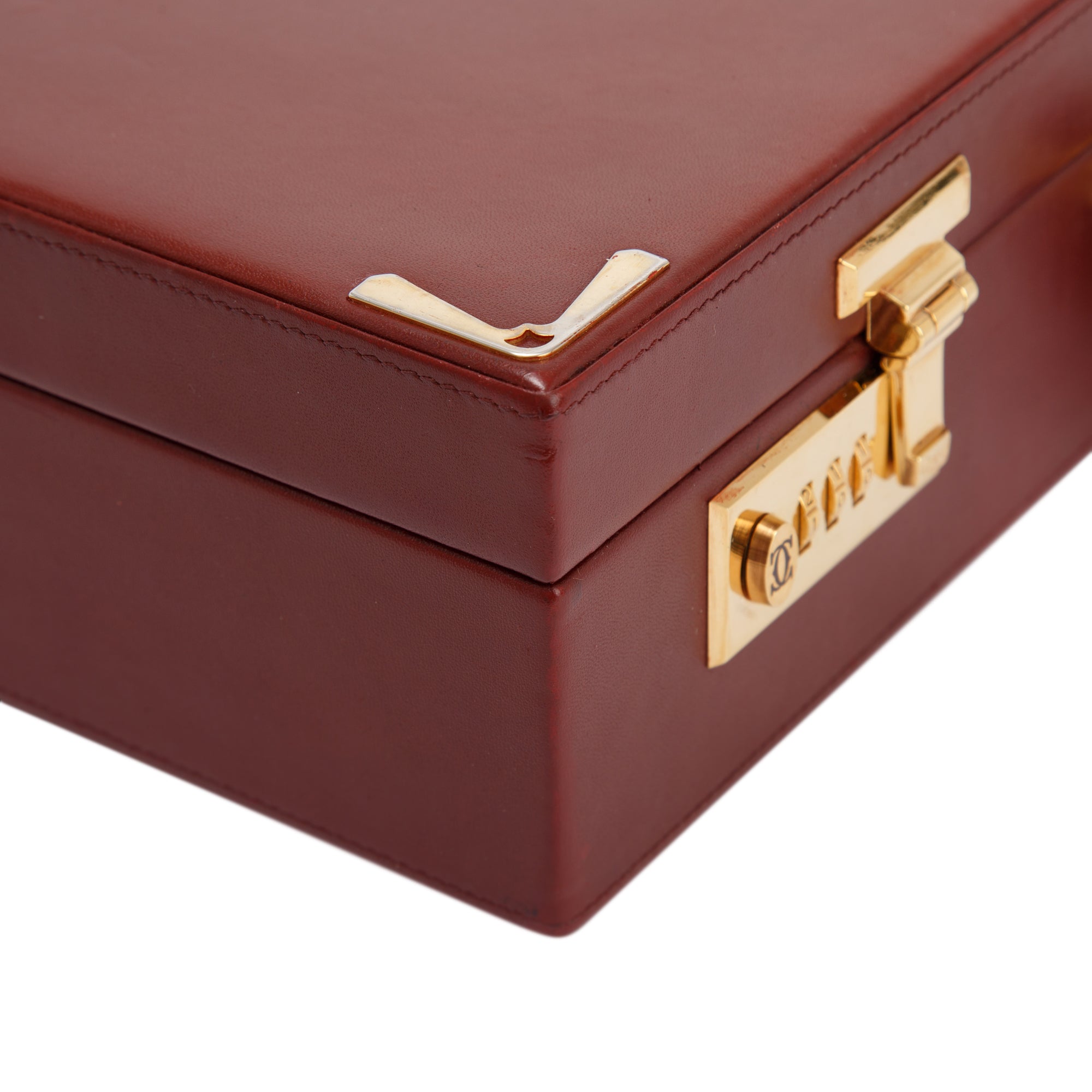 Cartier Vintage Must De Cartier Leather Briefcase