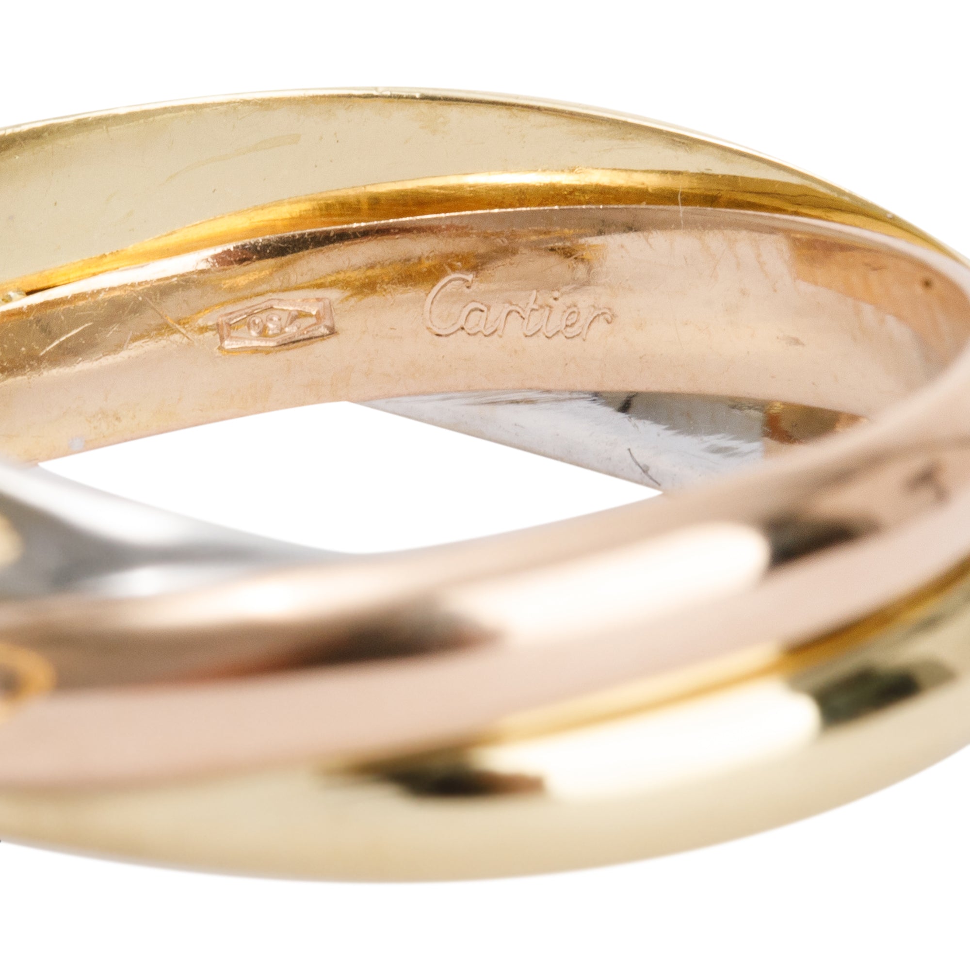 Cartier Vintage Trinity Hoop Earrings