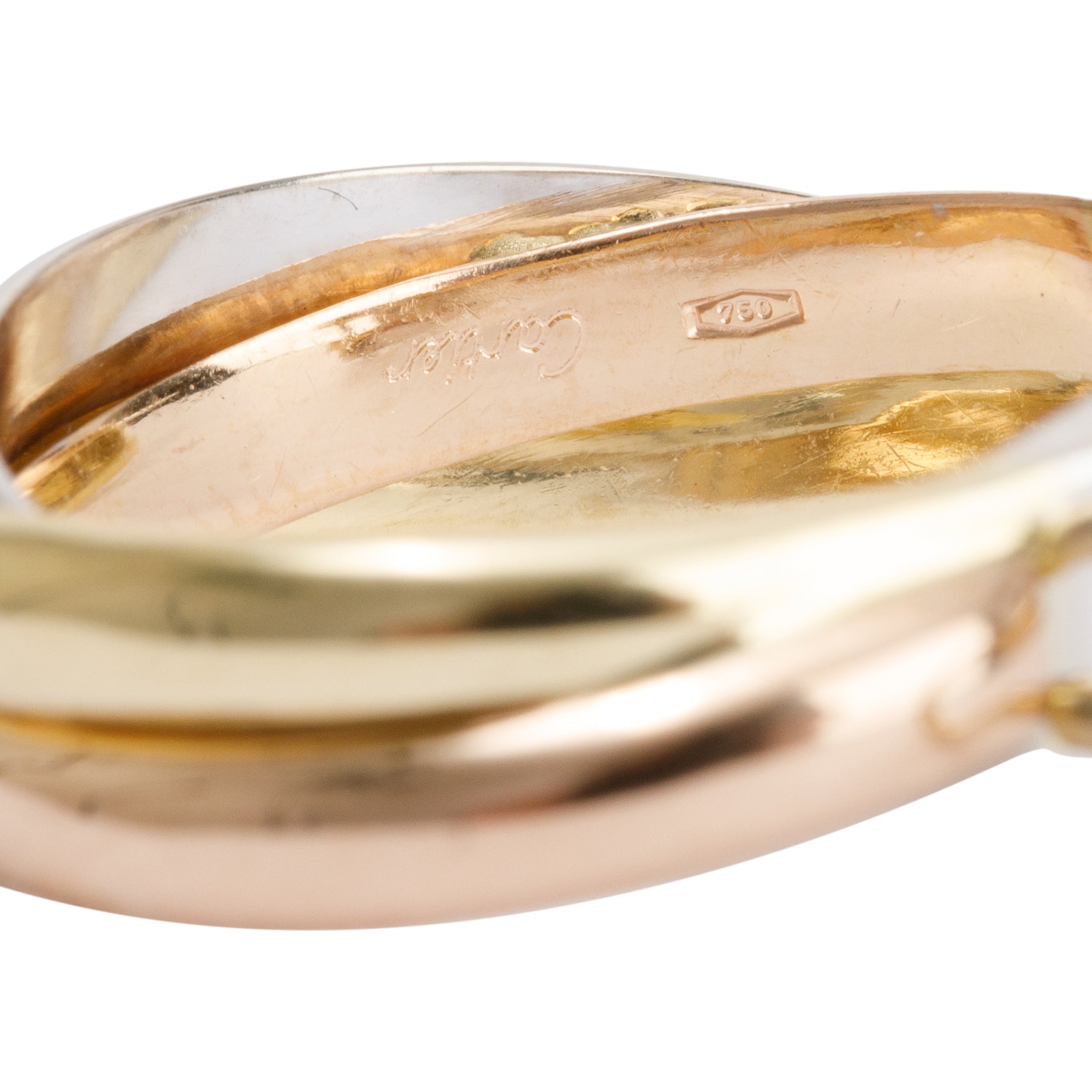 Cartier Vintage Trinity Hoop Earrings