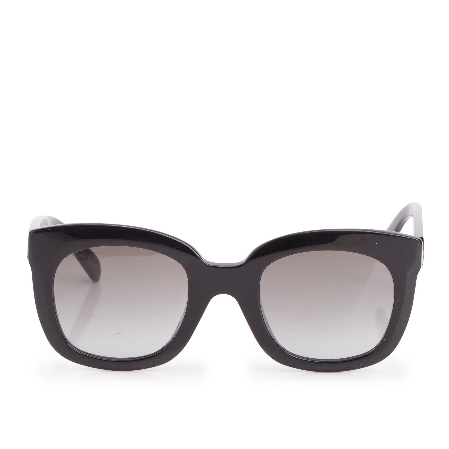 Celine CL41385/F/S Black Acetate Cat Eye Sunglasses