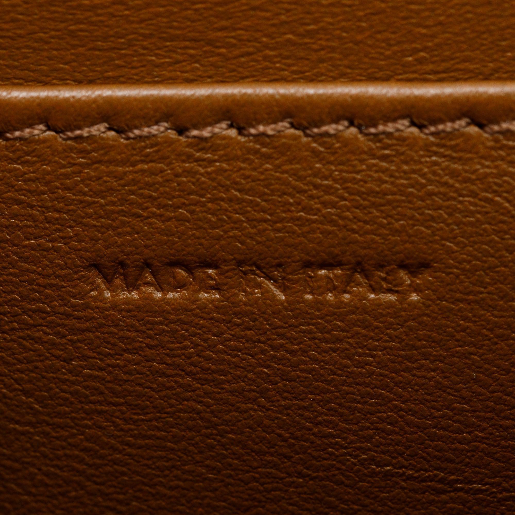 Celine 2020 Camel Smooth Calfskin Small Classic Box Flap Bag