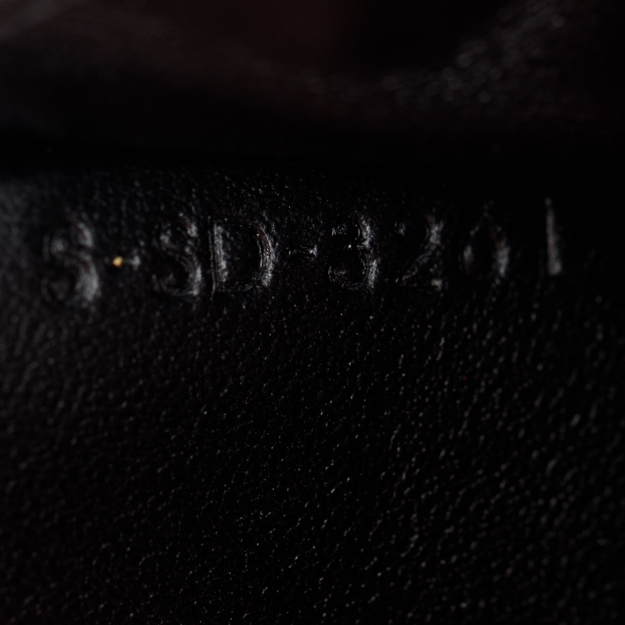 Celine 2021 Black Grained Calfskin Leather Large Strap Wallet