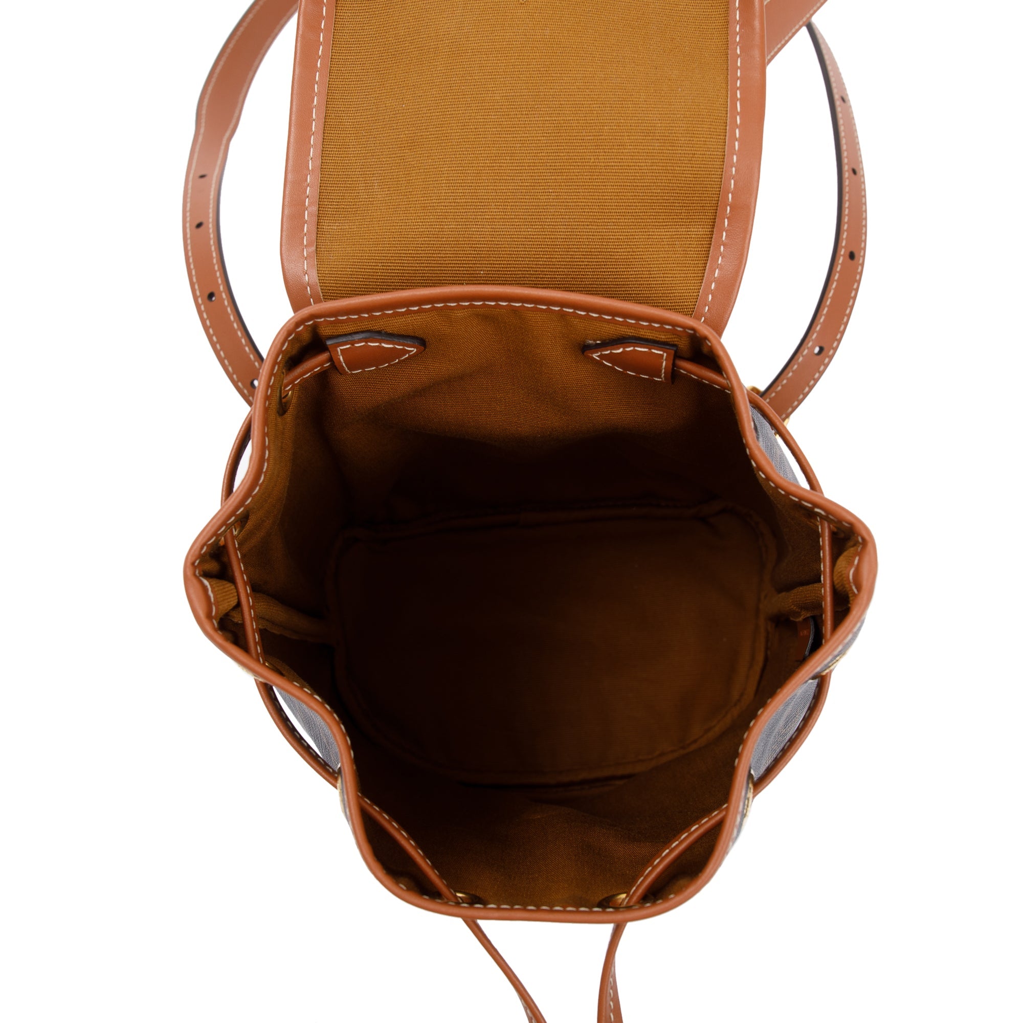 Celine 2021 Brown Triomphe Canvas Mini Folco Backpack