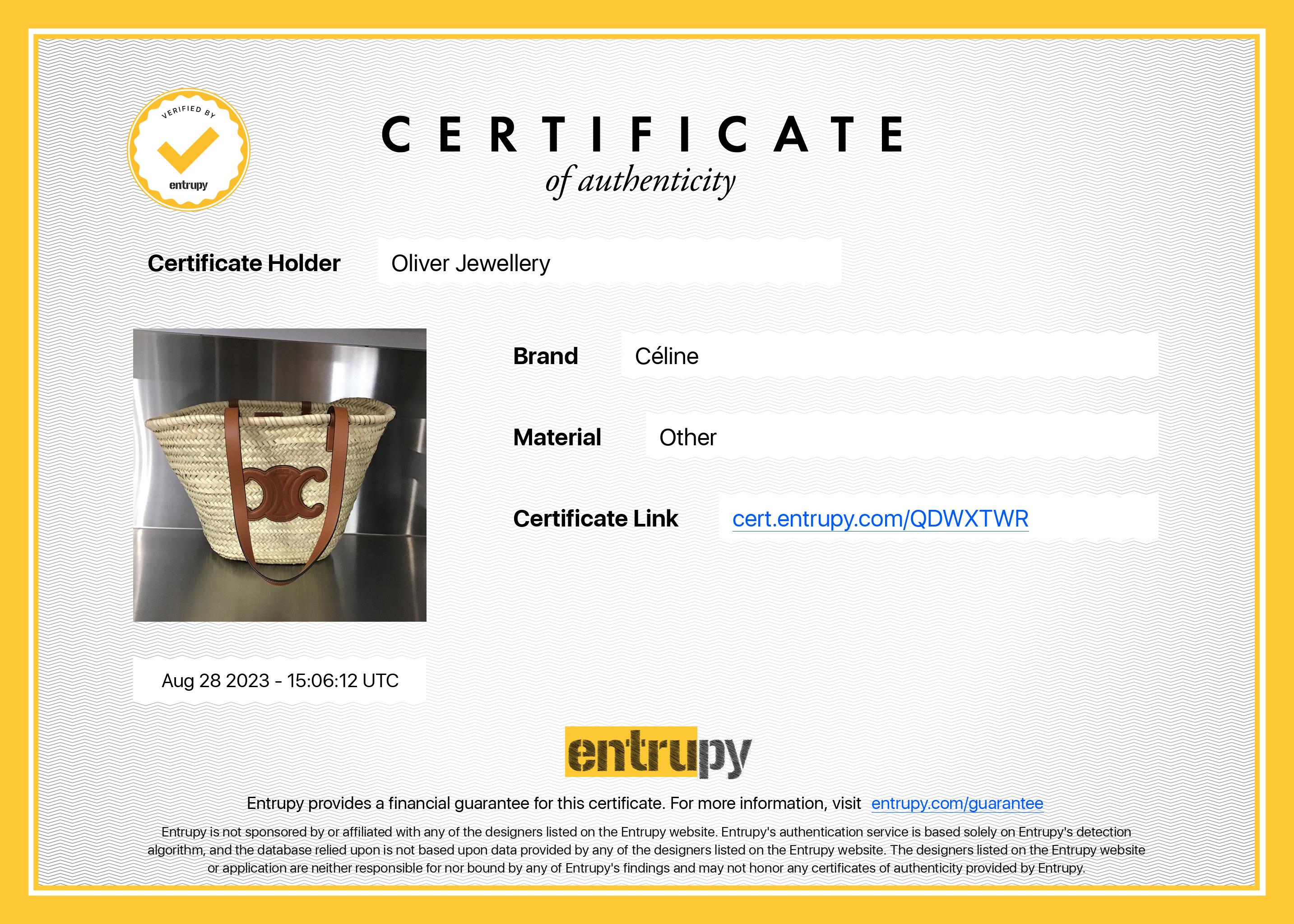 Celine 2021 Neutral Raffia Large Triomphe Panier Tote