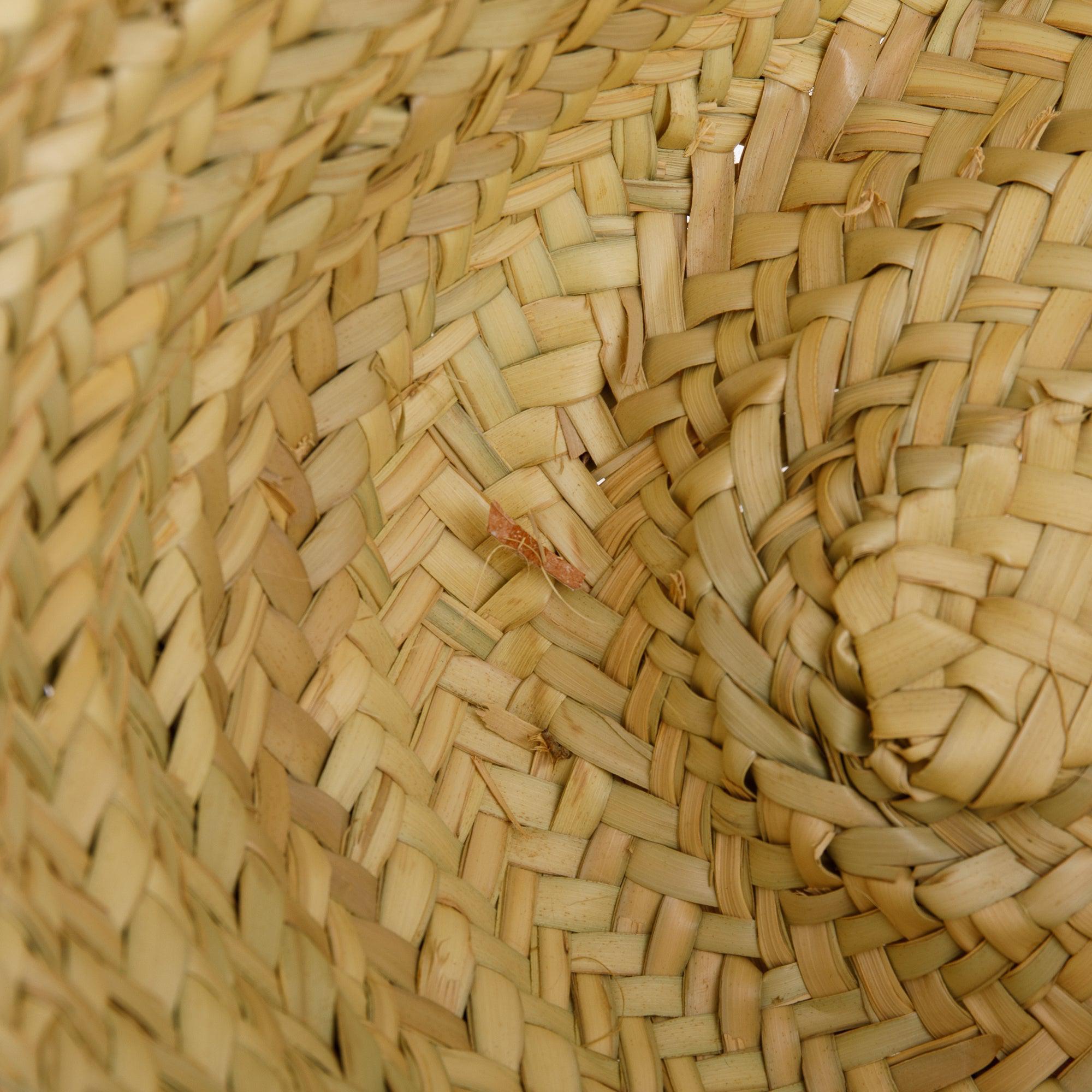 Celine 2021 Neutral Raffia Large Triomphe Panier Tote