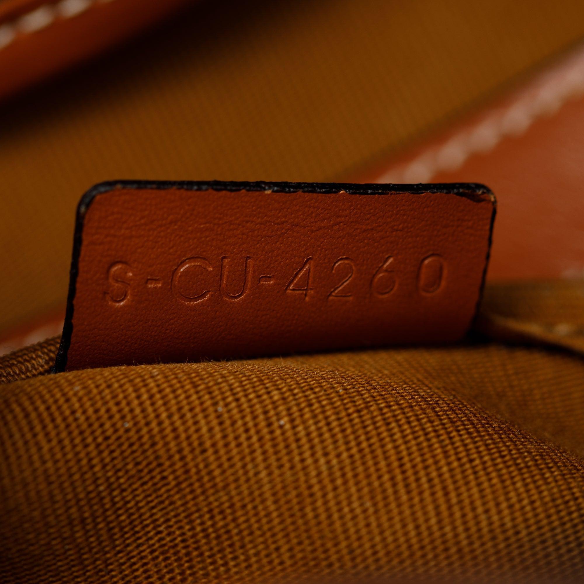 Celine 2022 Brown Triomphe Canvas Medium Bucket Bag