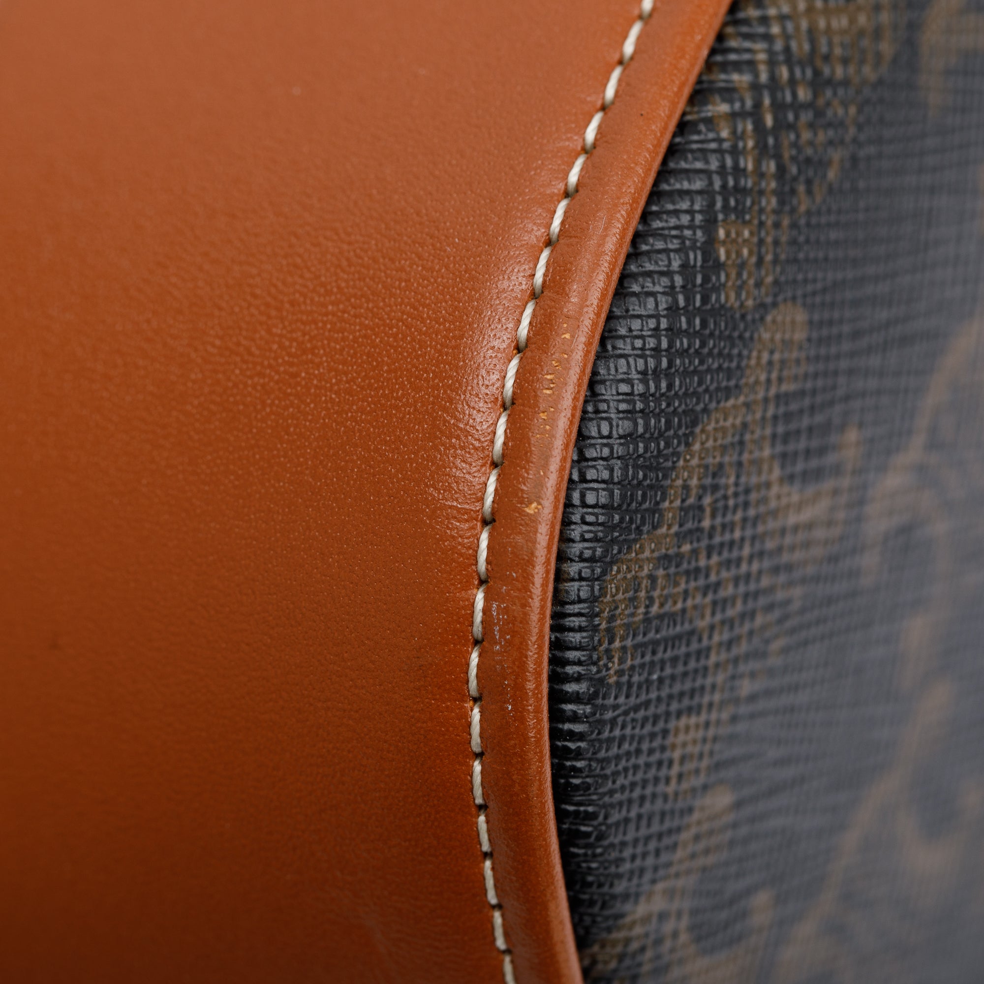 Celine 2022 Brown Triomphe Canvas Medium Bucket Bag