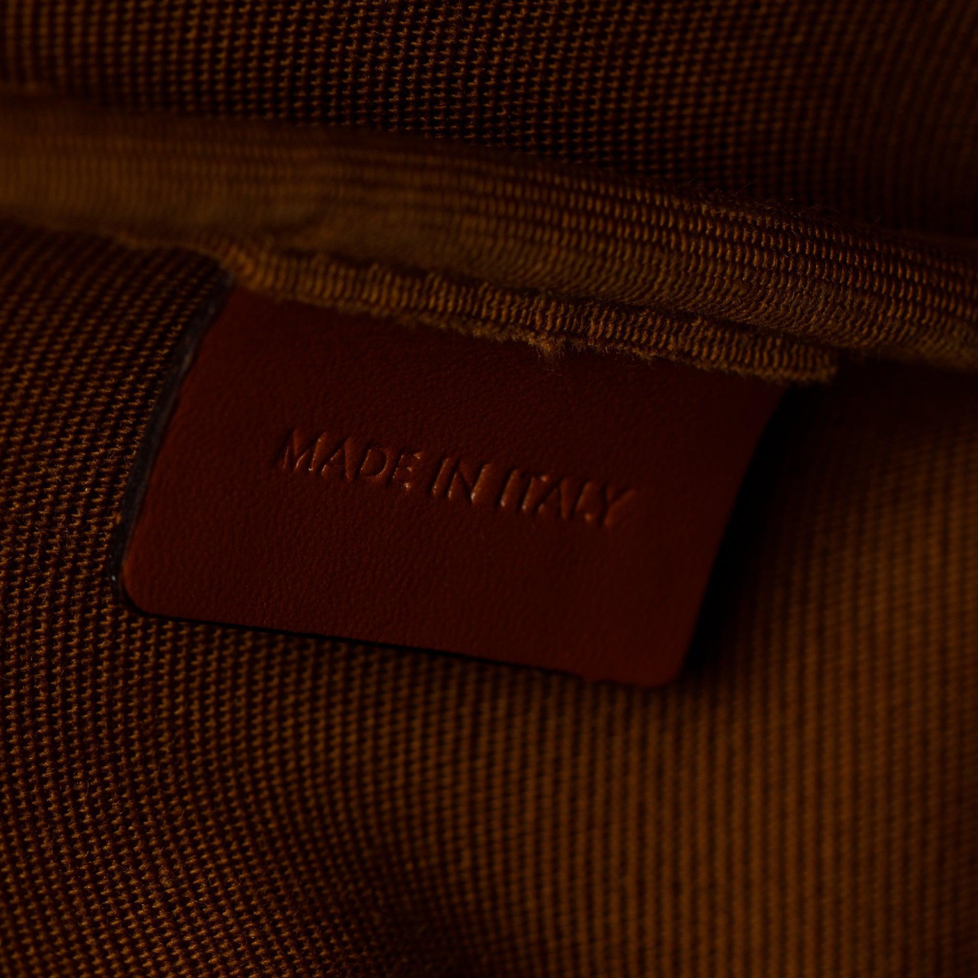 Celine 2022 Brown Triomphe Canvas Small Bucket Bag