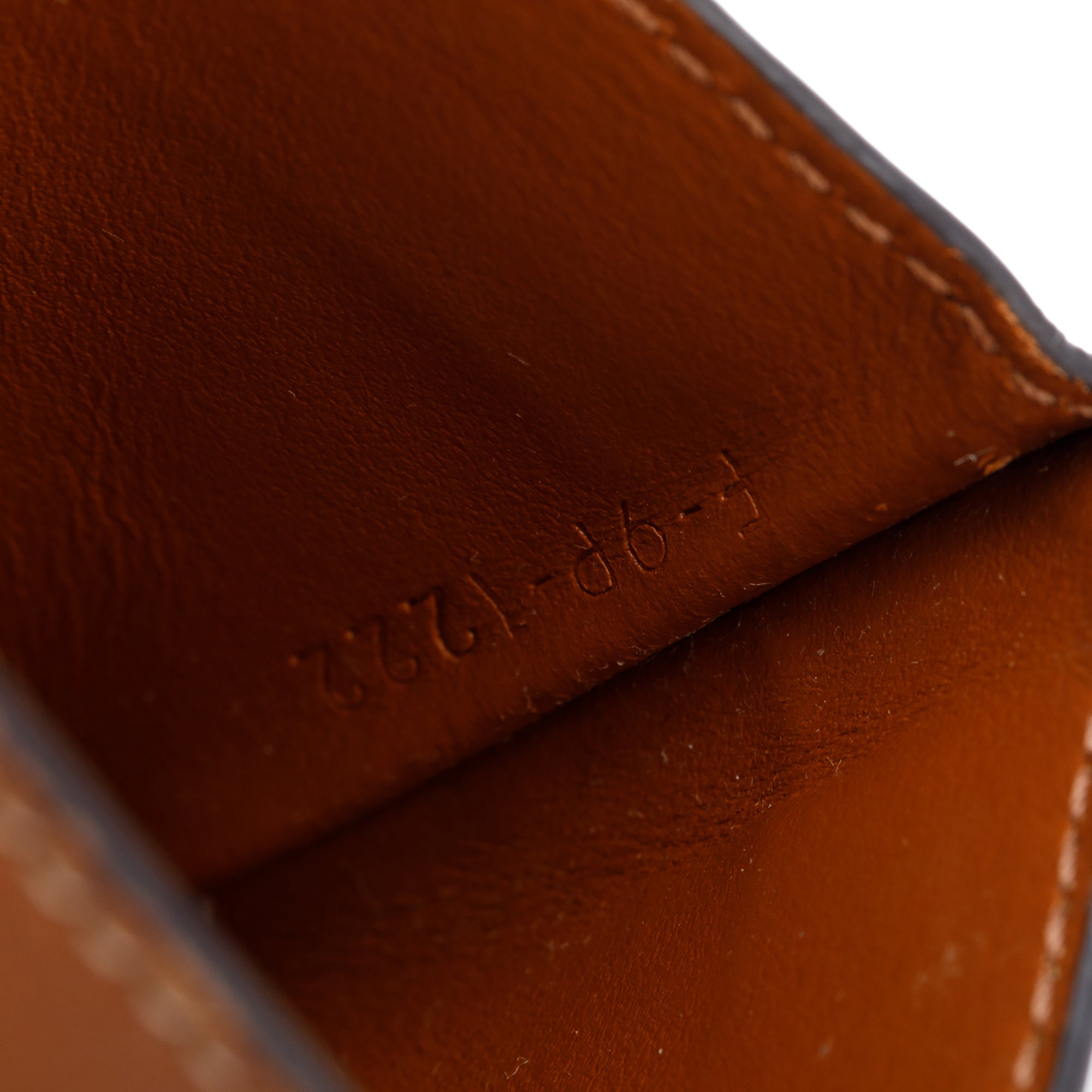 Celine 2022 White/Tan Triomphe Canvas Logo Card Holder