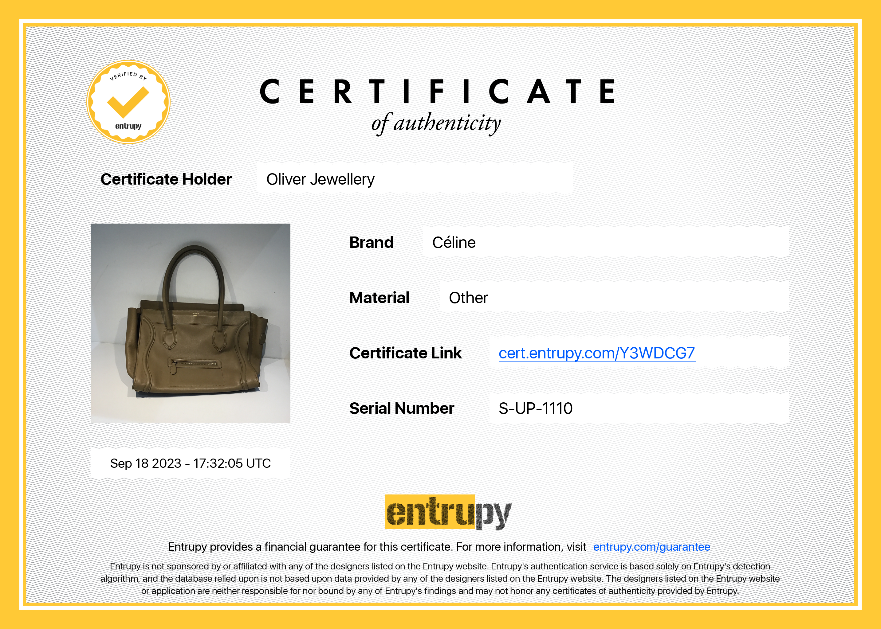 Celine Beige Calfskin Leather Medium Luggage Tote