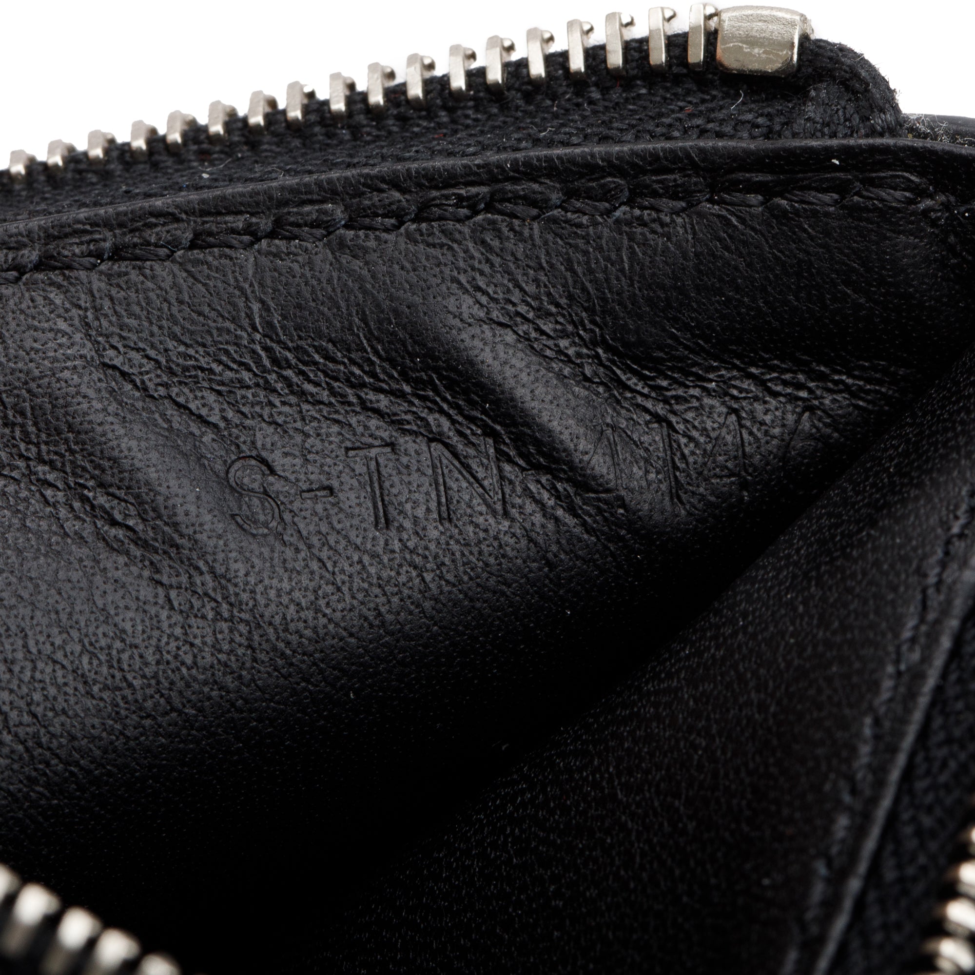 Celine Black Grained Calfskin Leather Small Trotteur Multifunction Wallet w/ Box