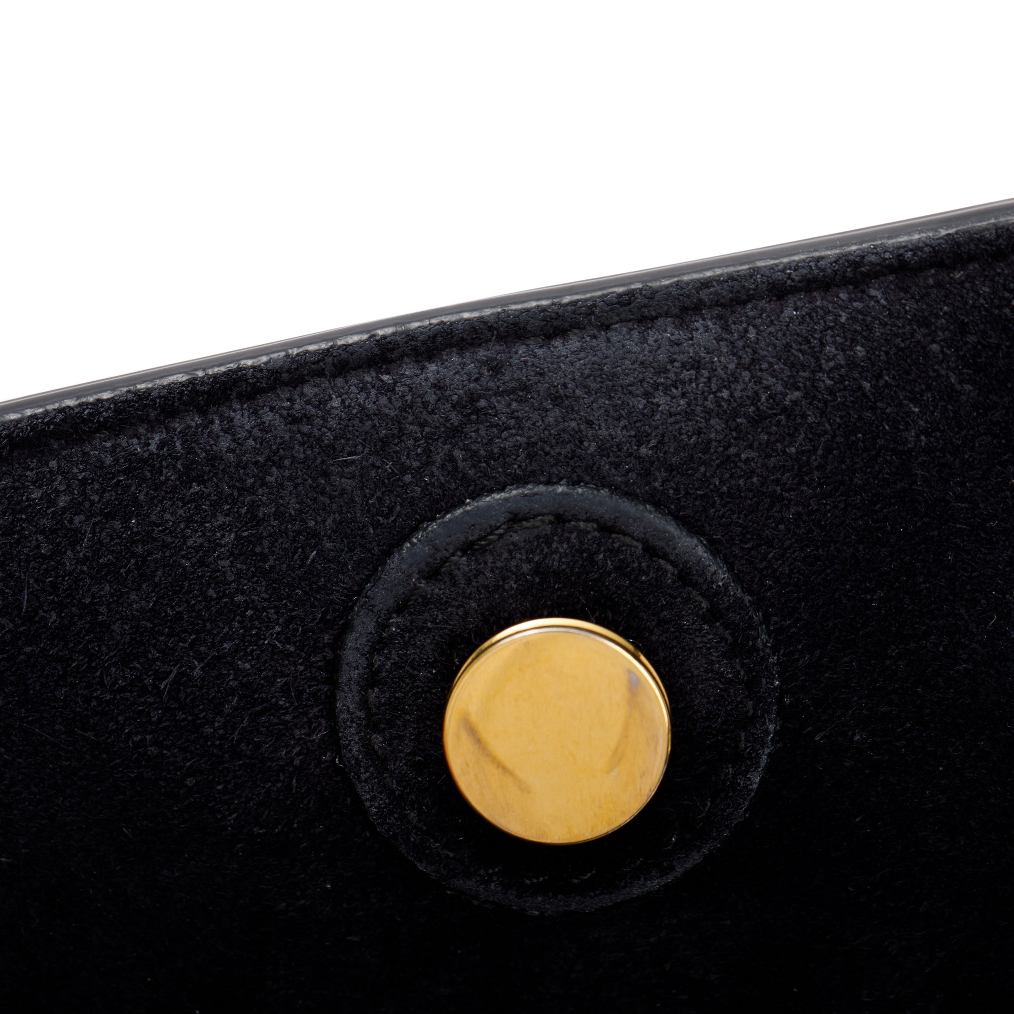 Celine Black Grained Leather Mini Belt Bag w/ Strap