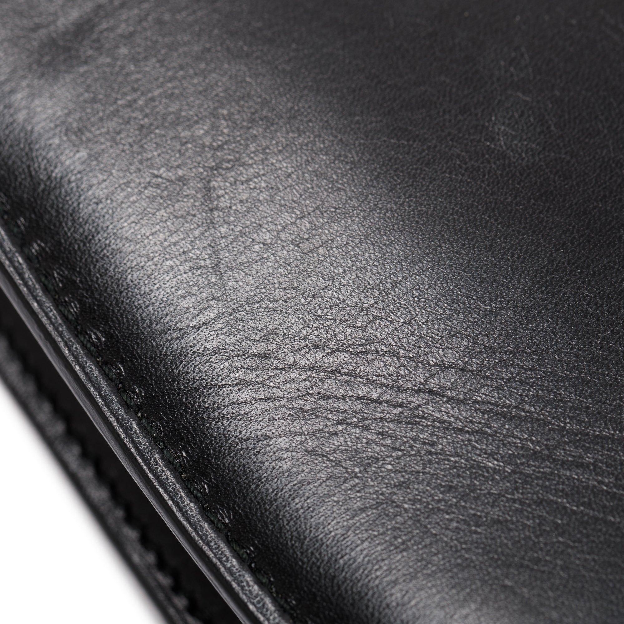 Celine Black Smooth Calfskin Large Classic Box Flap Bag