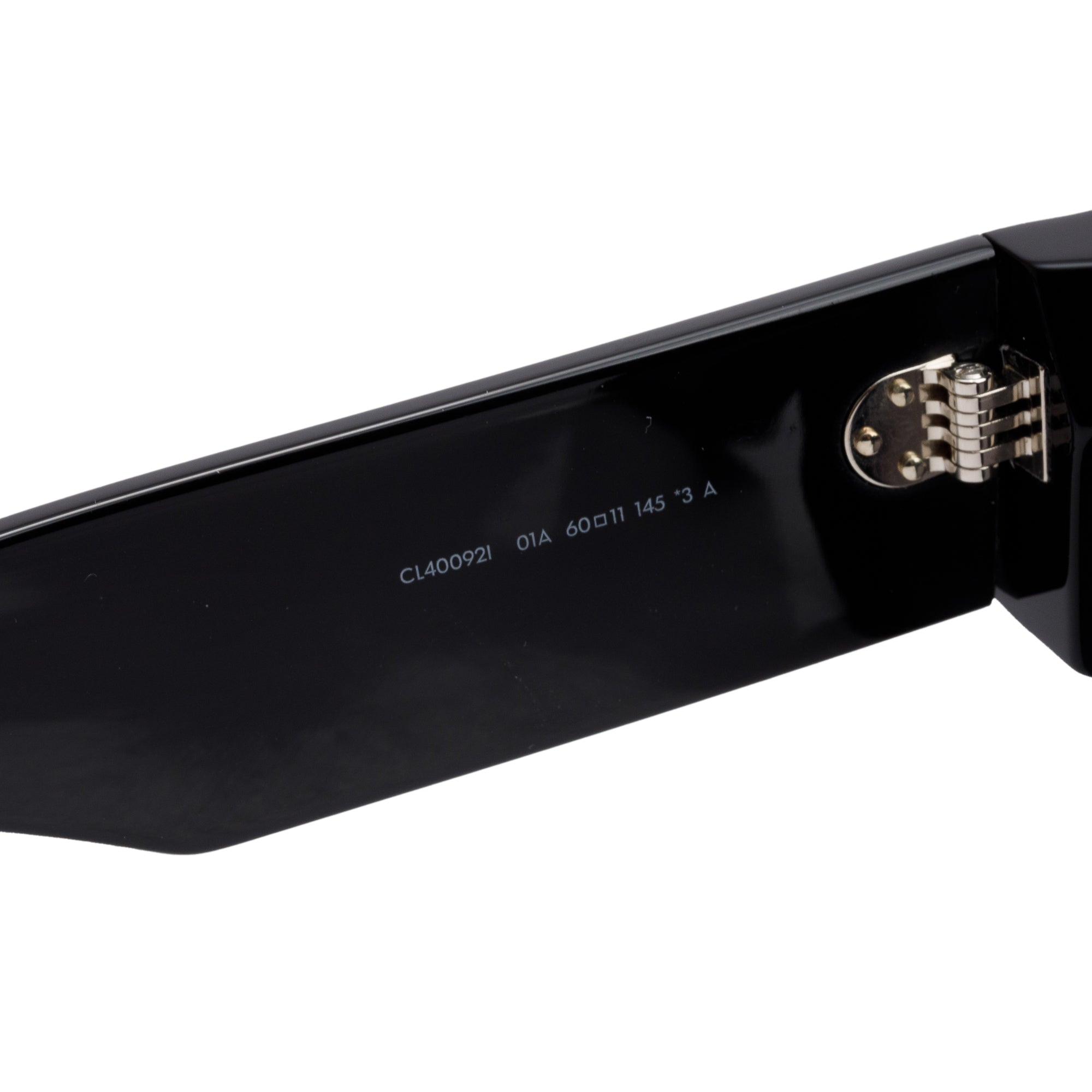 Celine CL400921 Black Acetate Oversized Square Sunglasses w/ Box & Case
